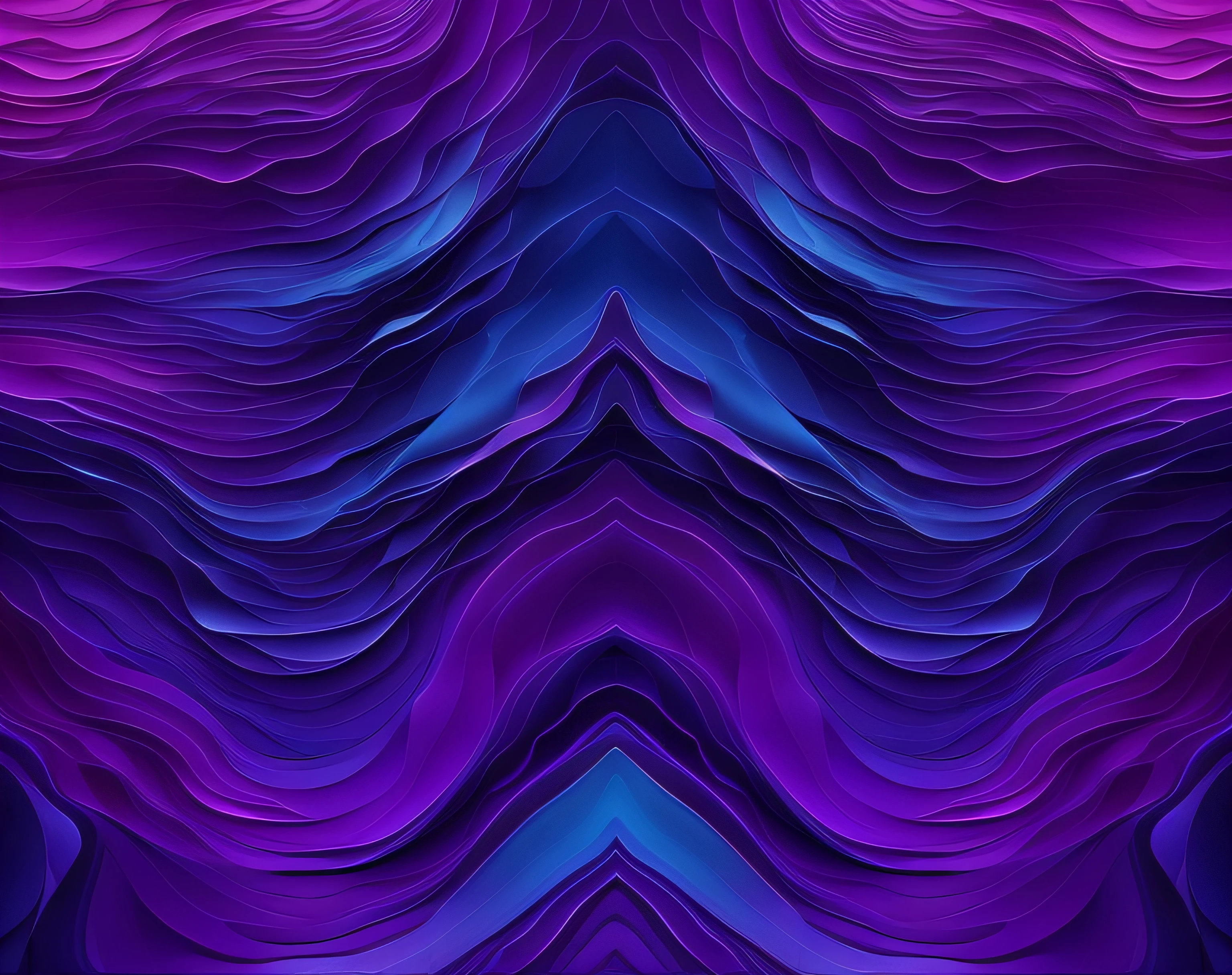 um close up de um fundo abstrato roxo e azul, cores ultravioleta e neon, arte digital 4k inquietante, fundo ondulante abstrato, feito inteiramente de gradientes, psychedelic waves, ondas fractais infinitas, background is purple, textura abstrata, infinite psychedelic waves, Texturas 3D vibrantes, Arte digital detalhada em 4k, cores escuras e vibrantes, Arte digital altamente detalhada em 4k