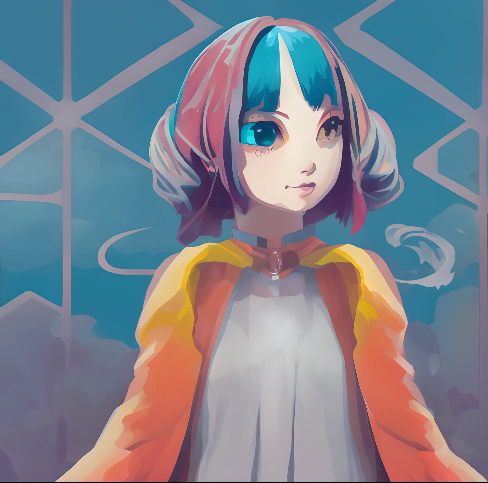 Two-dimensional girl,nakeness