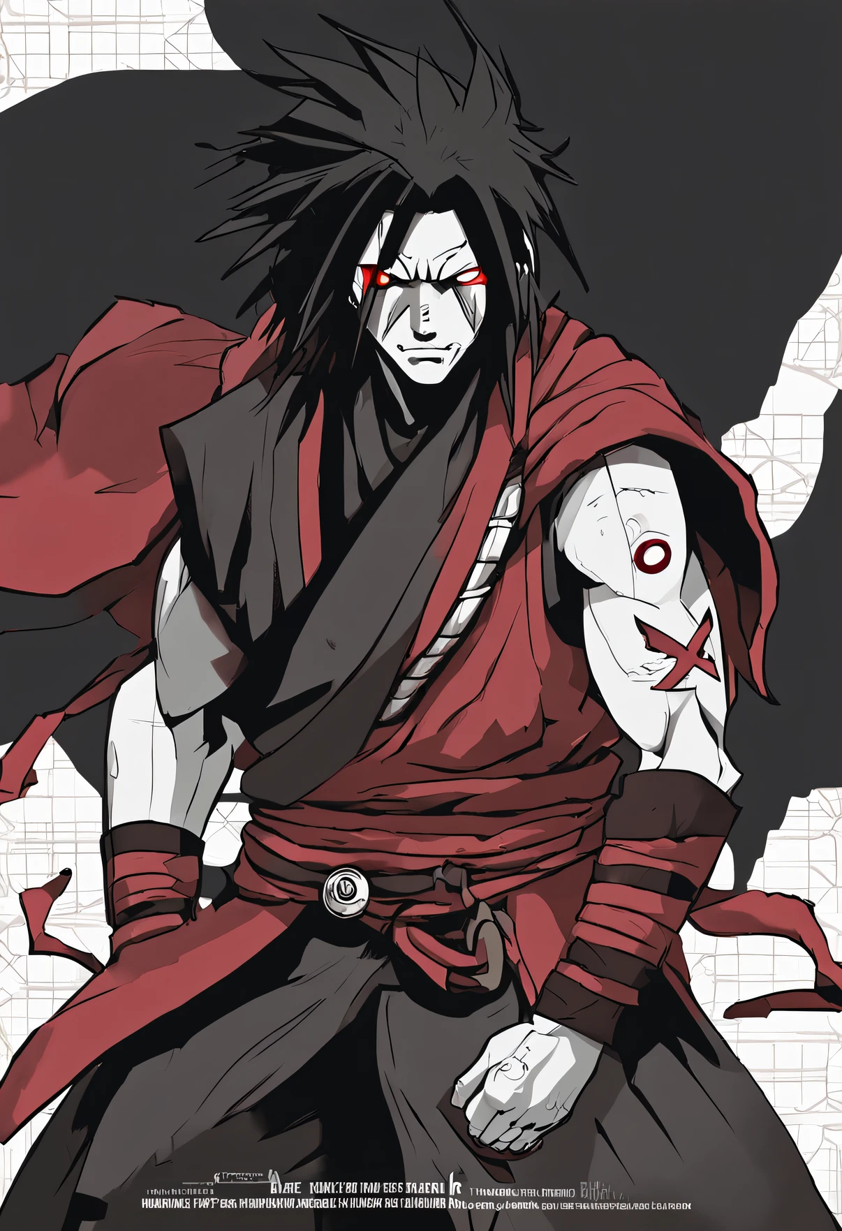 best quality, masterpiece, excellent illustration without defect, aesthetic and high-resolution wallpaper illustrated by palow, extremely delicate and beautiful girl, 1boy, solo, male focus, weapon, sword, abs, muscular, simple background, topless male, holding weapon, holding, spikes