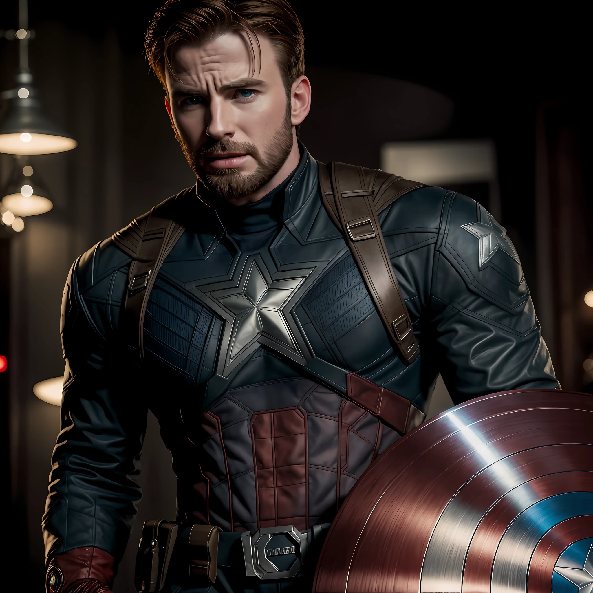chris evans cums