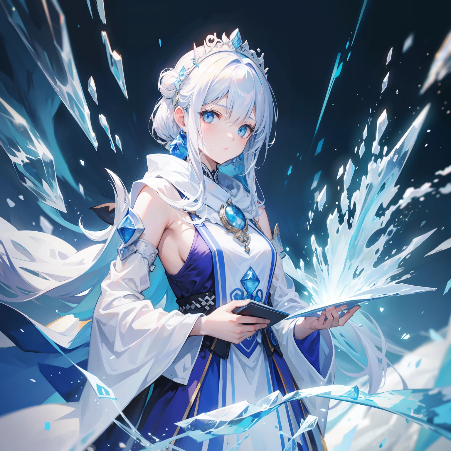 Ice Formation Monk,An intellectual sister