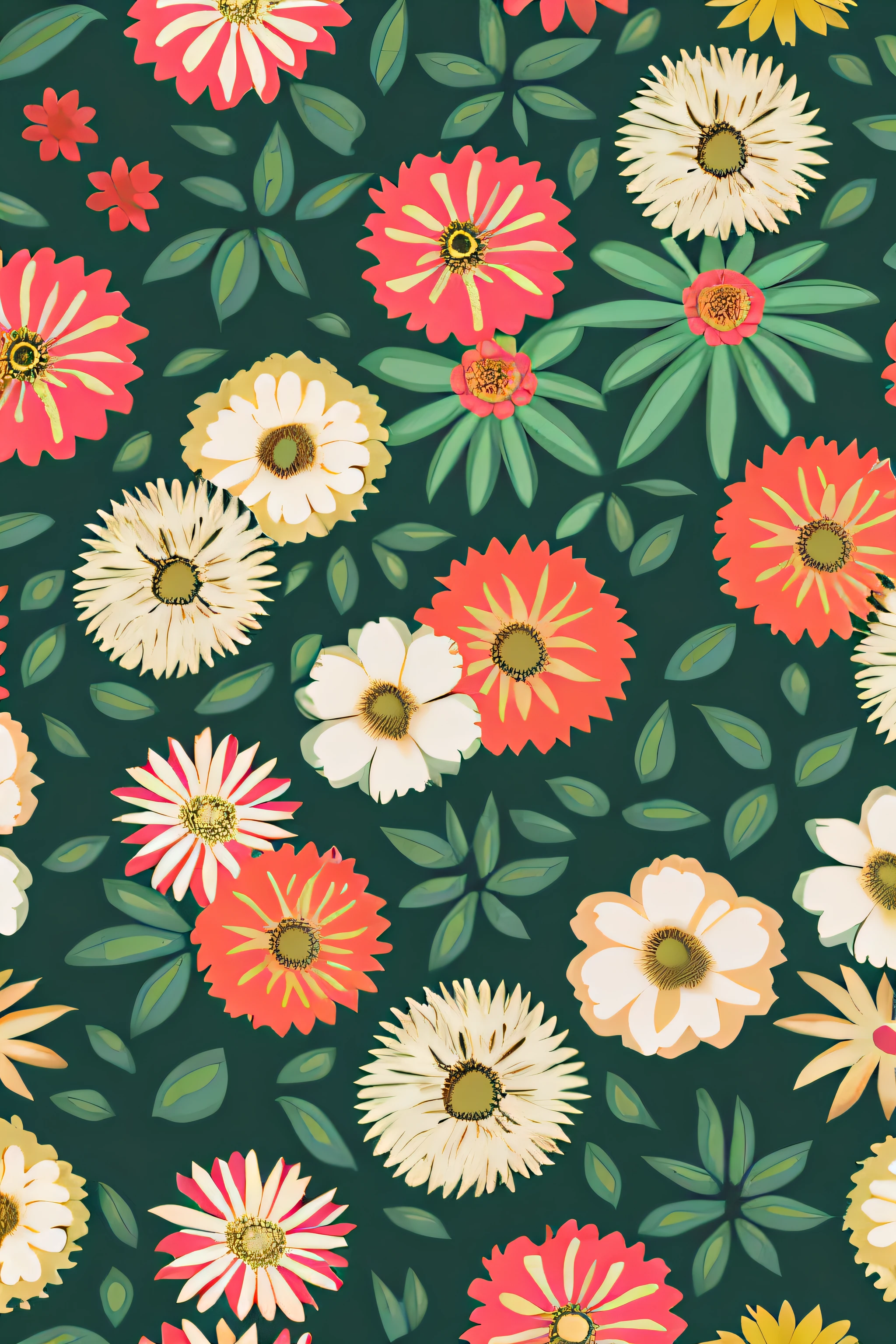 floral wallpaper, wallpaper design, floral patterns, plant patterns, Brown Flowers, botanical background, Seamless pattern design, Floral, delicate patterned, Garden floral pattern, background full of brown flowers, complex pattern, boho floral vines, botanicals, designed for cozy aesthetics!, digital art - w 700, wallpaper pattern，T-shirt design，rzminjourney，vectorial art，Design loops