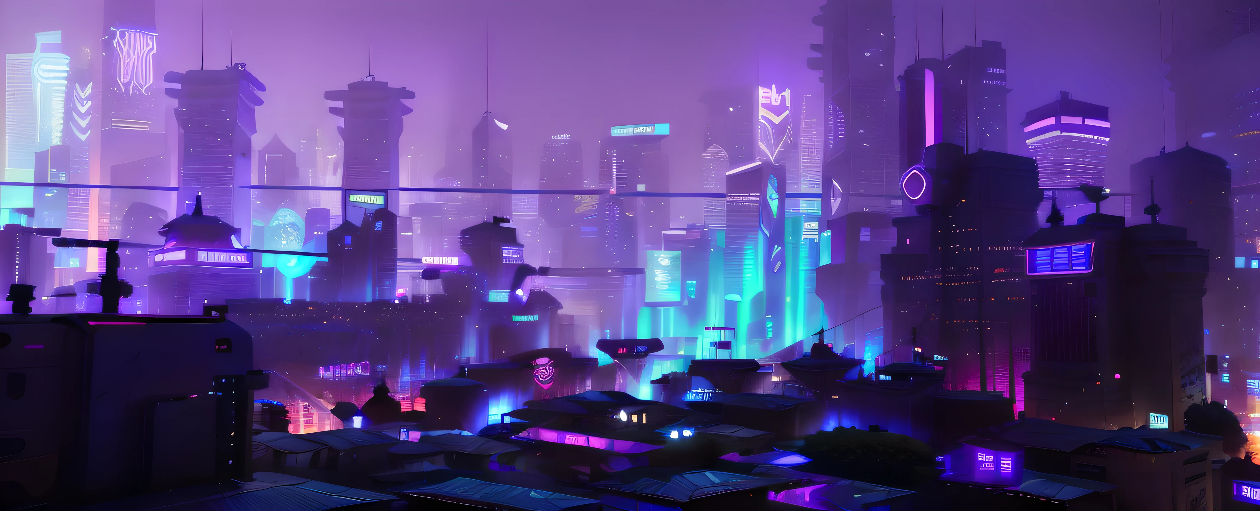 There is a city，There are a lot of tall buildings in the background, at cyberpunk city, in a futuristic cyberpunk city, cyberpunk city landscape, cyberpunk dreamscape, cyberpunk in a cyberpunk city, Digital cyberpunk anime art, Cyberpunk city, Cyberpunk art style, at a cyberpunk city, at a cyberpunk city, Cyberpunk vibe, In a cyberpunk city, cyberpunk atmosphere, Cyberpunk lights