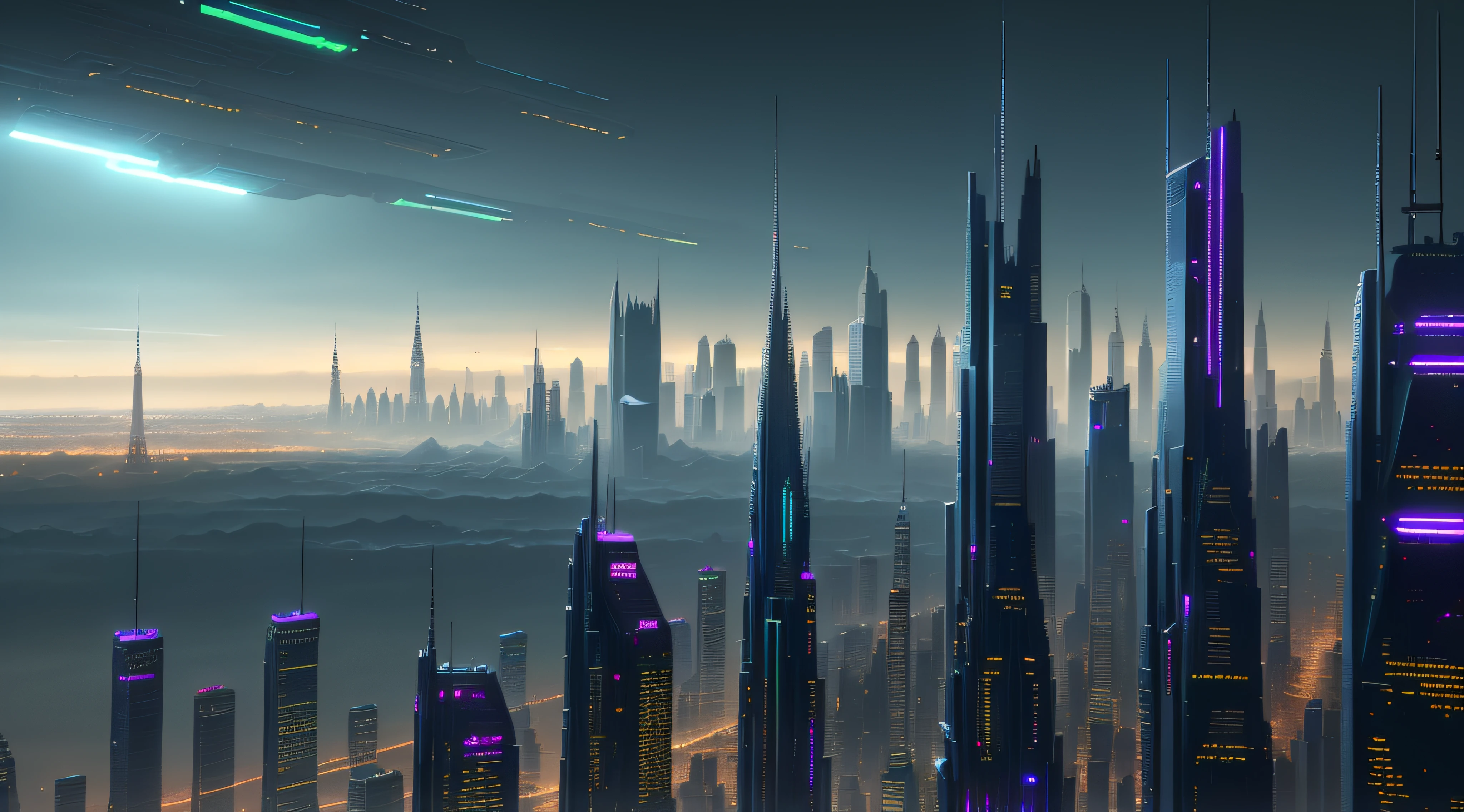 A city with many tall buildings and trains on tracks, dark futuristic city, in fantasy sci - fi city, Futuristic city landscape, cyberpunk cathedral, dark cyberpunk metropolis, in a futuristic cyberpunk city, sci fi city, Cyberpunk metropolis, cyberpunk city landscape, futuristic metropolis, cyberpunk city landscape, sci fi city, Cyberpunk city, Futuristic city landscape, futuristic dystopian city