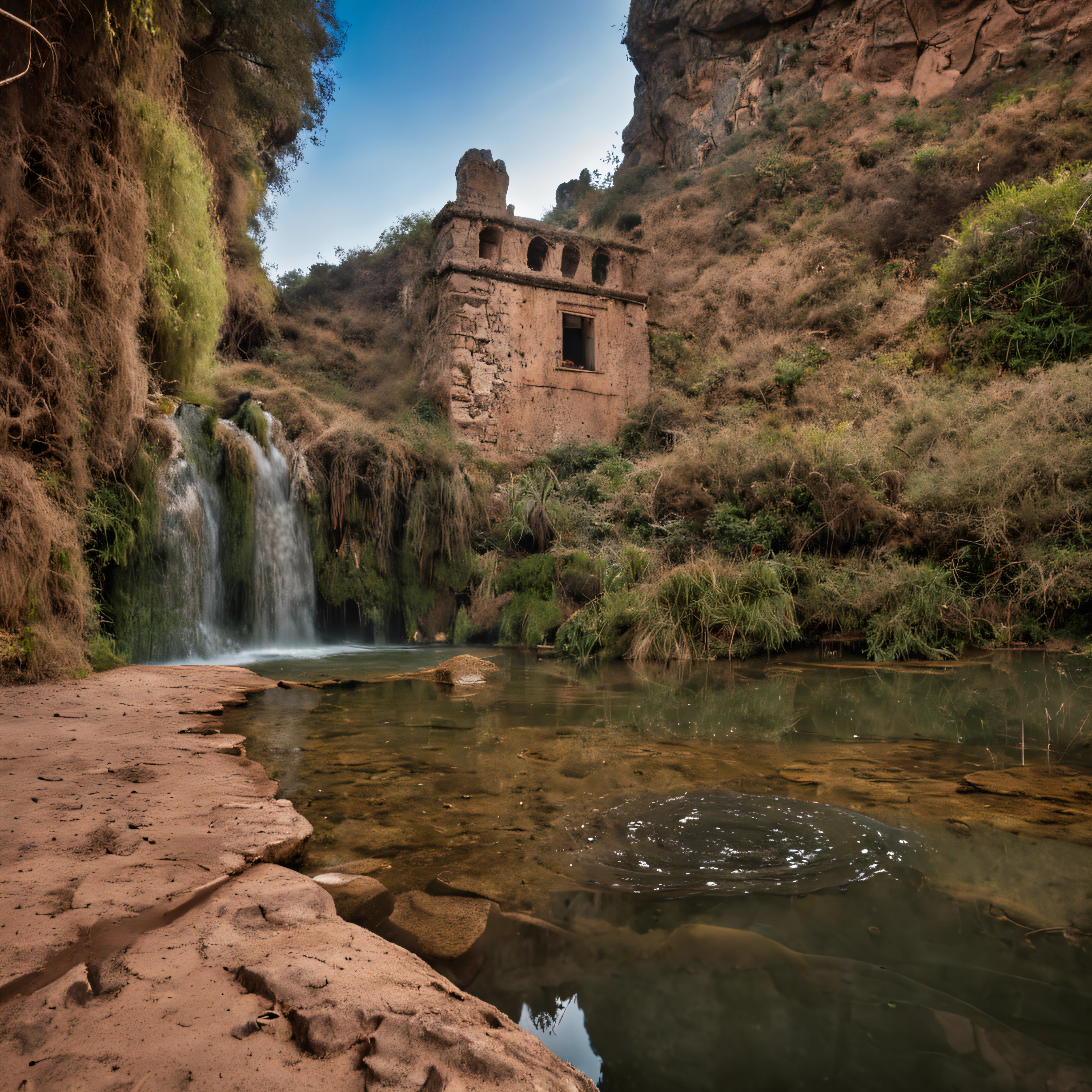 quero uma foto de paisagem super detalhada e realista