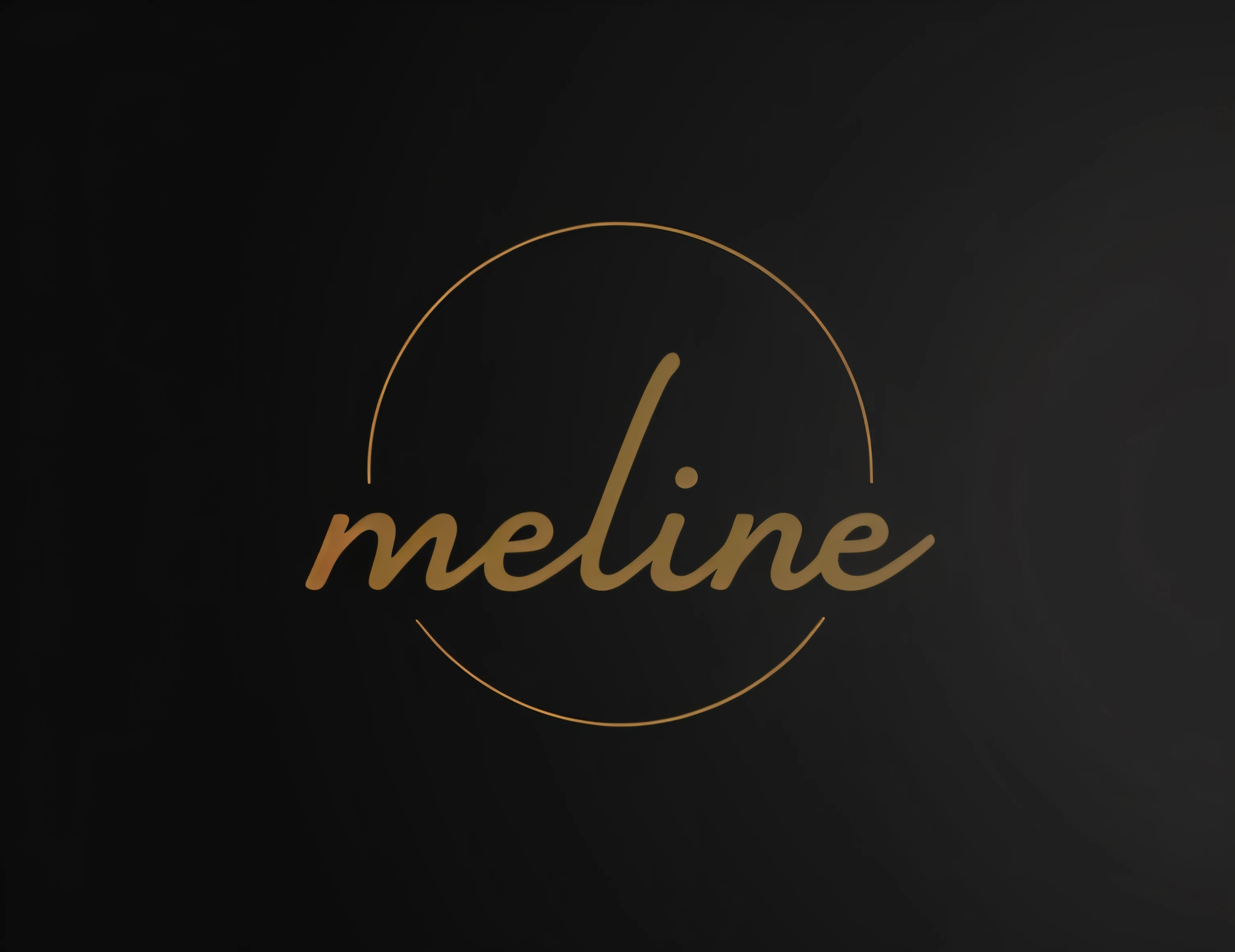 um close up de um fundo preto com um logotipo dourado, design de logotipo, Logtipo minimalista sem texto, logotipo arredondado, logotipo minimalista, logotipo simples, mezanino, estilo de logotipo vetorizado, felino, uma linha, thedieline, arte vetorial do logotipo minimalista