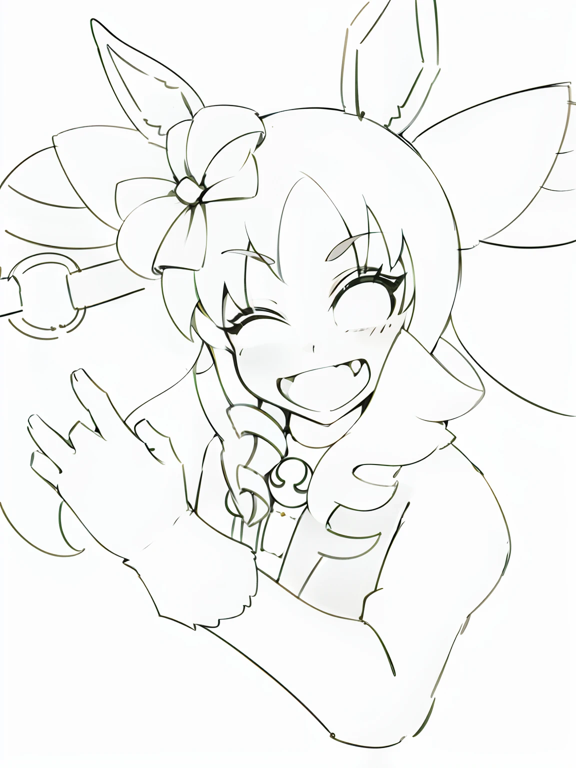 Horse eared girl