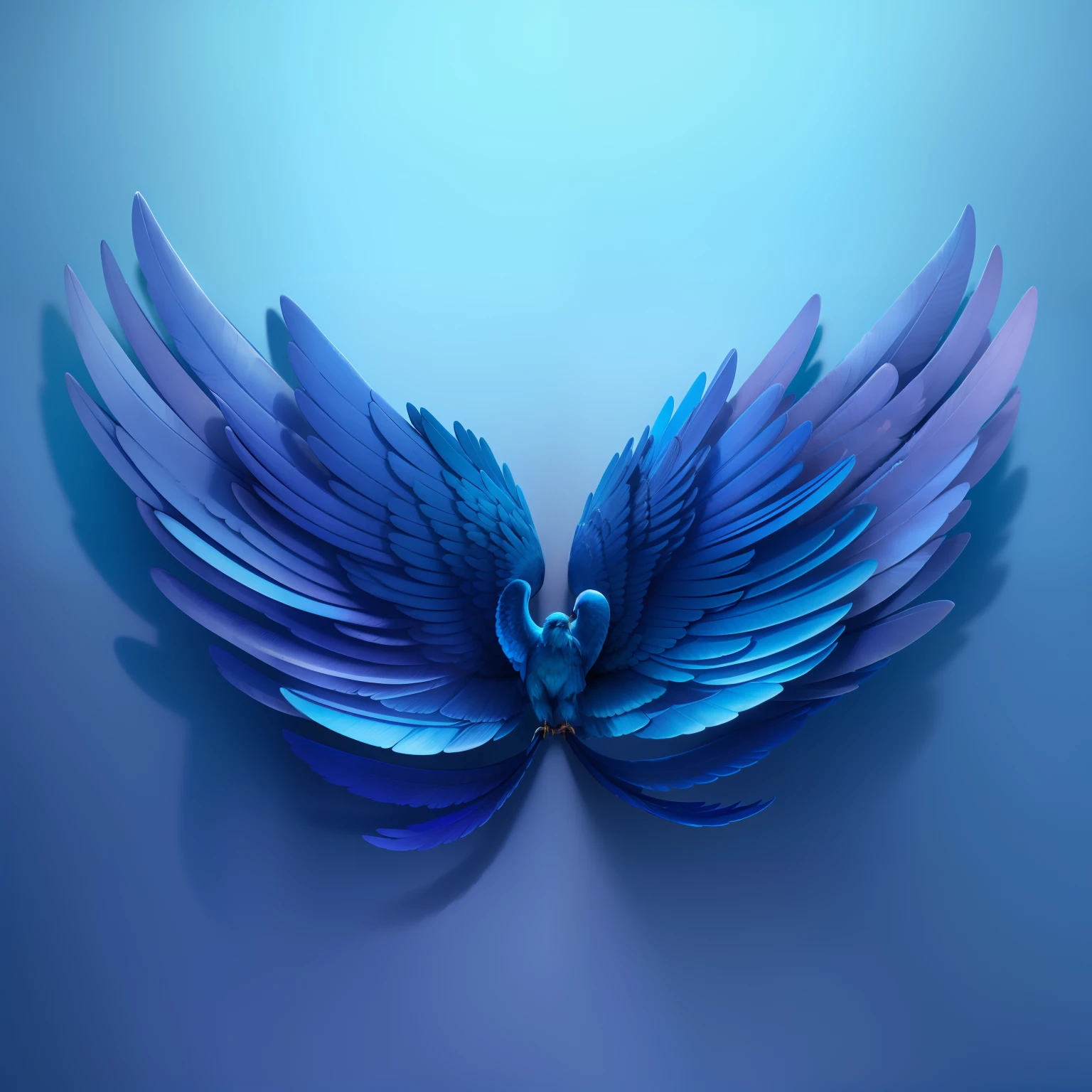 Asa azul, penas azuis, ASAS, WINGS