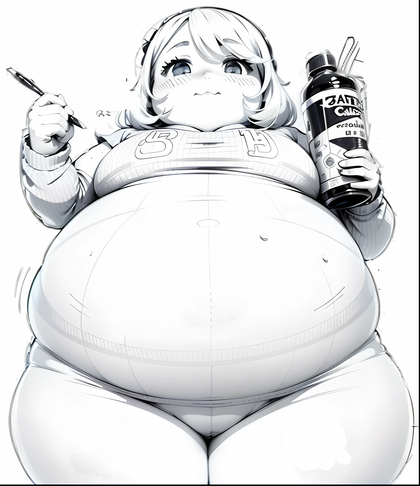 Redraw,quadratic element,chromatically,A girl,Chubby,Very fat,adolable,ssmile,oriented