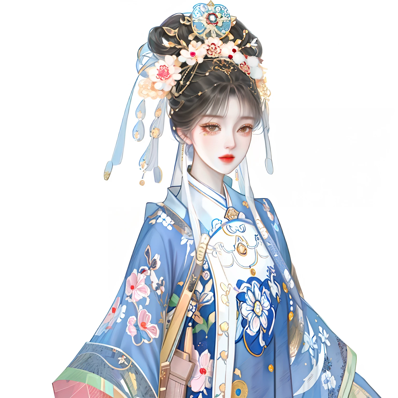 oriental girl,Works of masters,Best picture quality,Higher quality,high detal, 超高分辨率, 8K分辨率, depth of fields, cinematic photogtaphy, intricately details, carefully, meticuloso, glorious, max detail, extreme beautiful, (((1girll, 独奏))), 18yr old,Coiled hair, brunette color hair, white skinned, A picture, tmasterpiece, (Best picture quality), Higher quality, high detal, 超高分辨率, in a panoramic view, Exquisite facial features, s the perfect face