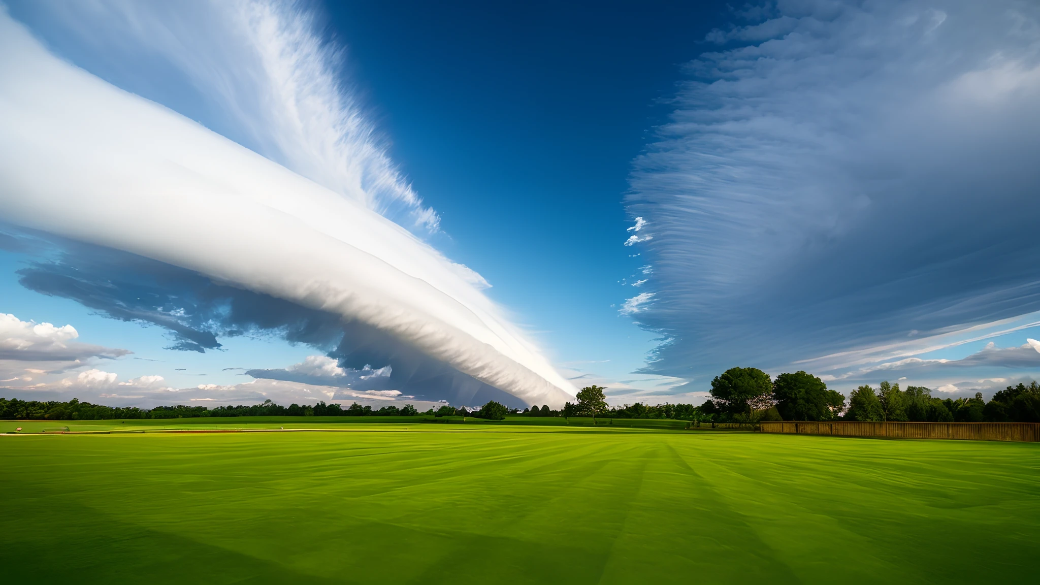 Lawn sky tornado