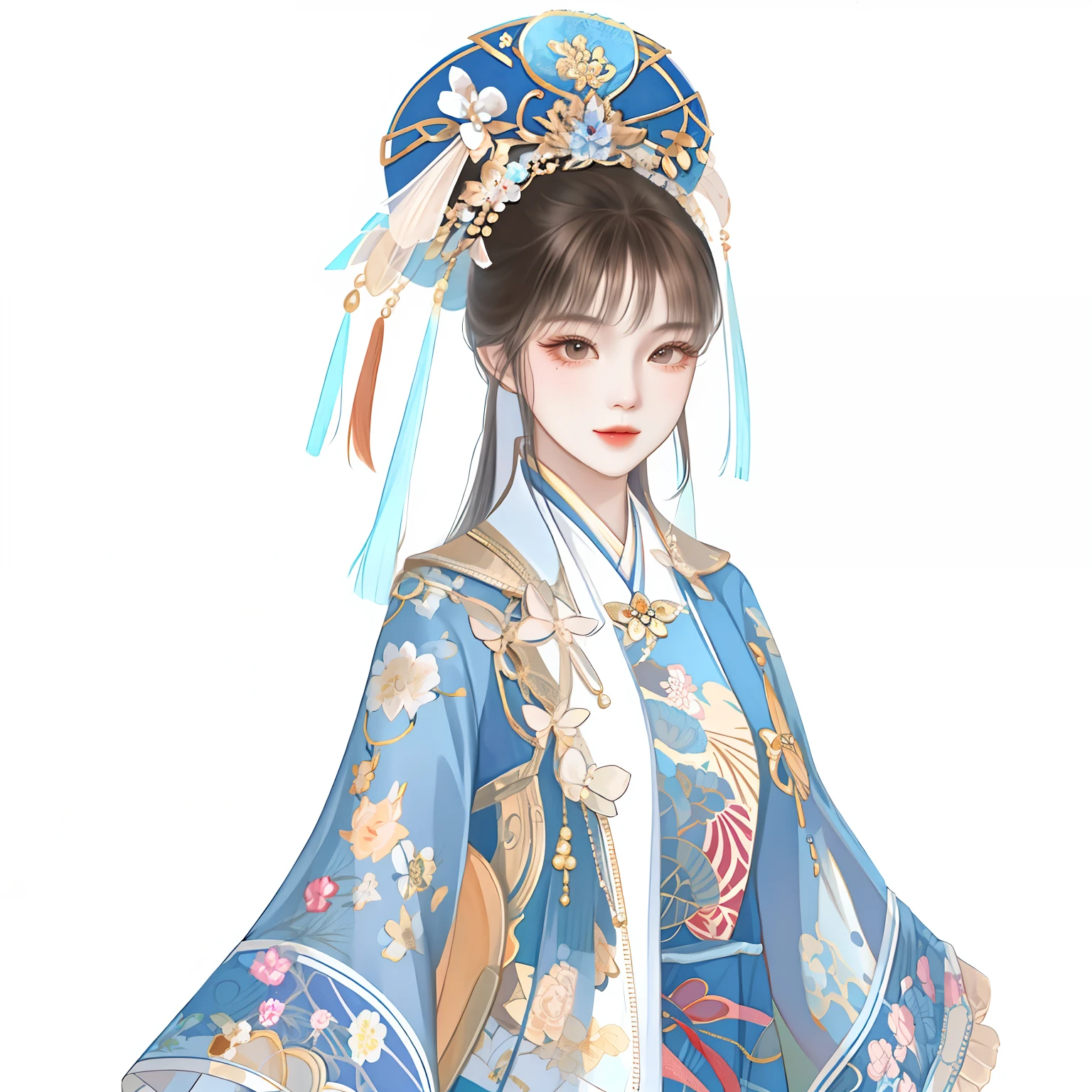 oriental girl,Works of masters,Best picture quality,Higher quality,high detal, 超高分辨率, 8K分辨率, depth of fields, cinematic photogtaphy, intricately details, carefully, meticuloso, glorious, max detail, extreme beautiful, (((1girll, 独奏))), 18yr old,Coiled hair, brunette color hair, white skinned, A picture, tmasterpiece, (Best picture quality), Higher quality, high detal, 超高分辨率, in a panoramic view, Exquisite facial features, s the perfect face