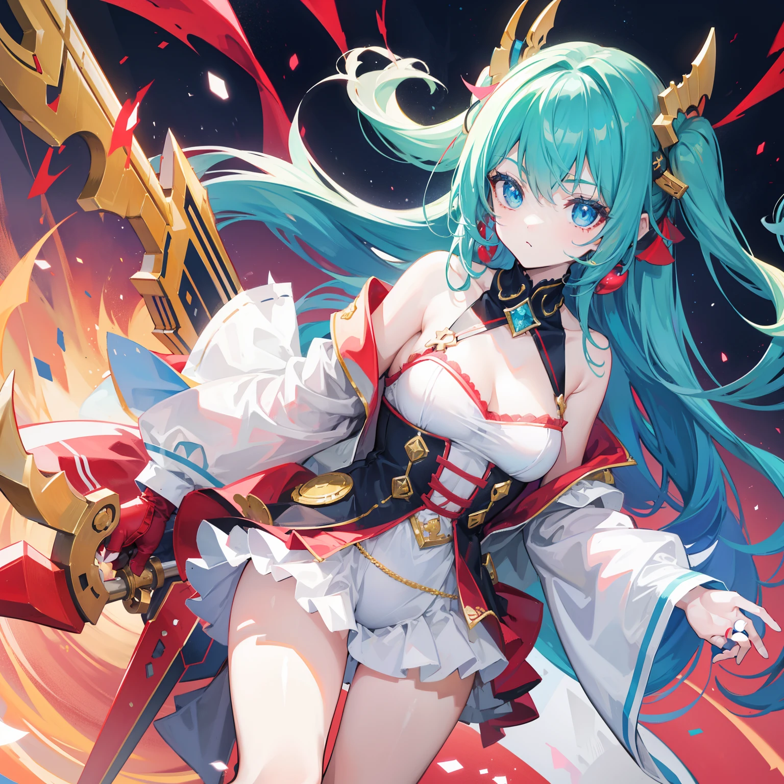 Time Reincarnation Ring Weapon,Red, green, blue and yellow color scheme,A cute and milky sweet girl Lori