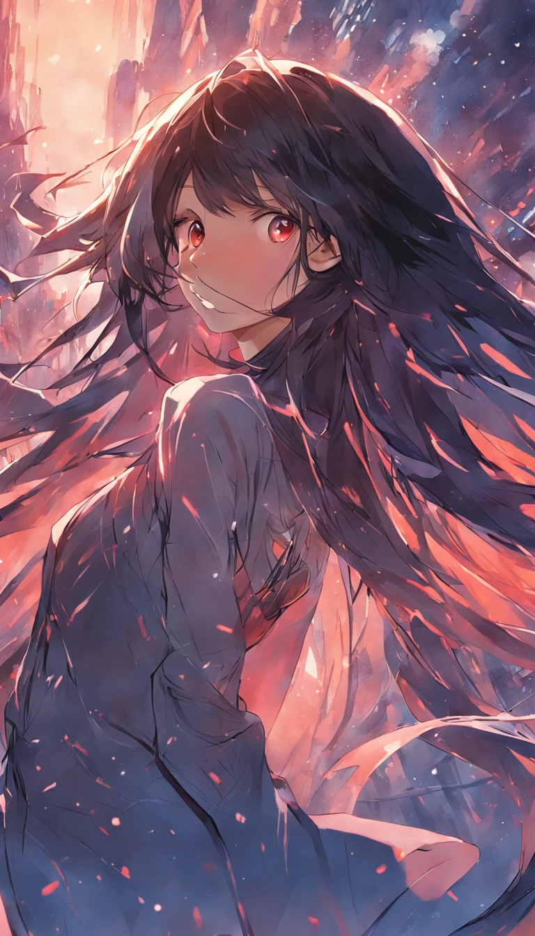Best quality, Works of masters, A high resolution, 1girll, Super beautiful face, super beautiful eye, Super beautiful hair,Trendy outfits,Sexy and charming,Color explosion,Black color hair,Large hairpins,full bodyesbian,Squatted,鎖骨,posing on a,MagazineCover