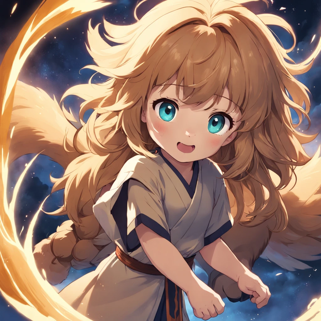 Generate an adorable image of Liam the Lion from the Bible. He is a cuddly very very cute pet made especially for children, with a majestic mane that represents courage and strength. His expression is warm and welcoming, inviting children to join him on an exciting journey through biblical stories. The image should convey a sense of learning and fun
