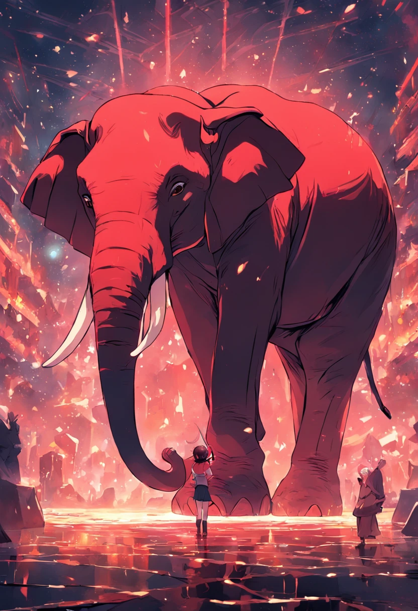 red elephant