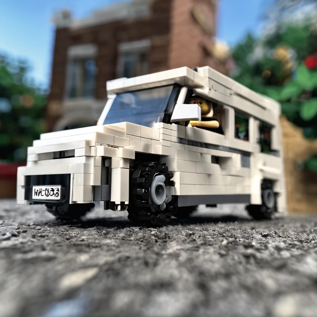 Lego brick scene,Men's white top,Denim cargo pants,Wash the machine with Karcher,Wash the car,ultra-realistic image,Real-world scenarios,8K分辨率,Meticulous and minimalist environment,The is very detailed,top-quality,artsy photography,Miniature scenes,Cinematic texture ,IOS 100 ,