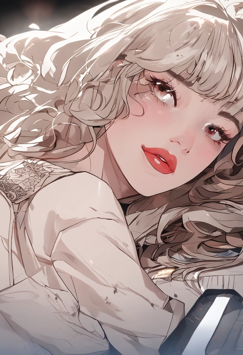 ((Top Quality, 8k, Masterpiece: 1.3)), Beauty, 1 Girl, Big: 1.3, Slender Abs: 1.1, Dark Brown Hair, (Lying in Bed, Open Legs: 1.2), Ultra Detailed Face, Highly Detailed Lips, Detailed Eyes, Double Eyelids, Bra Red