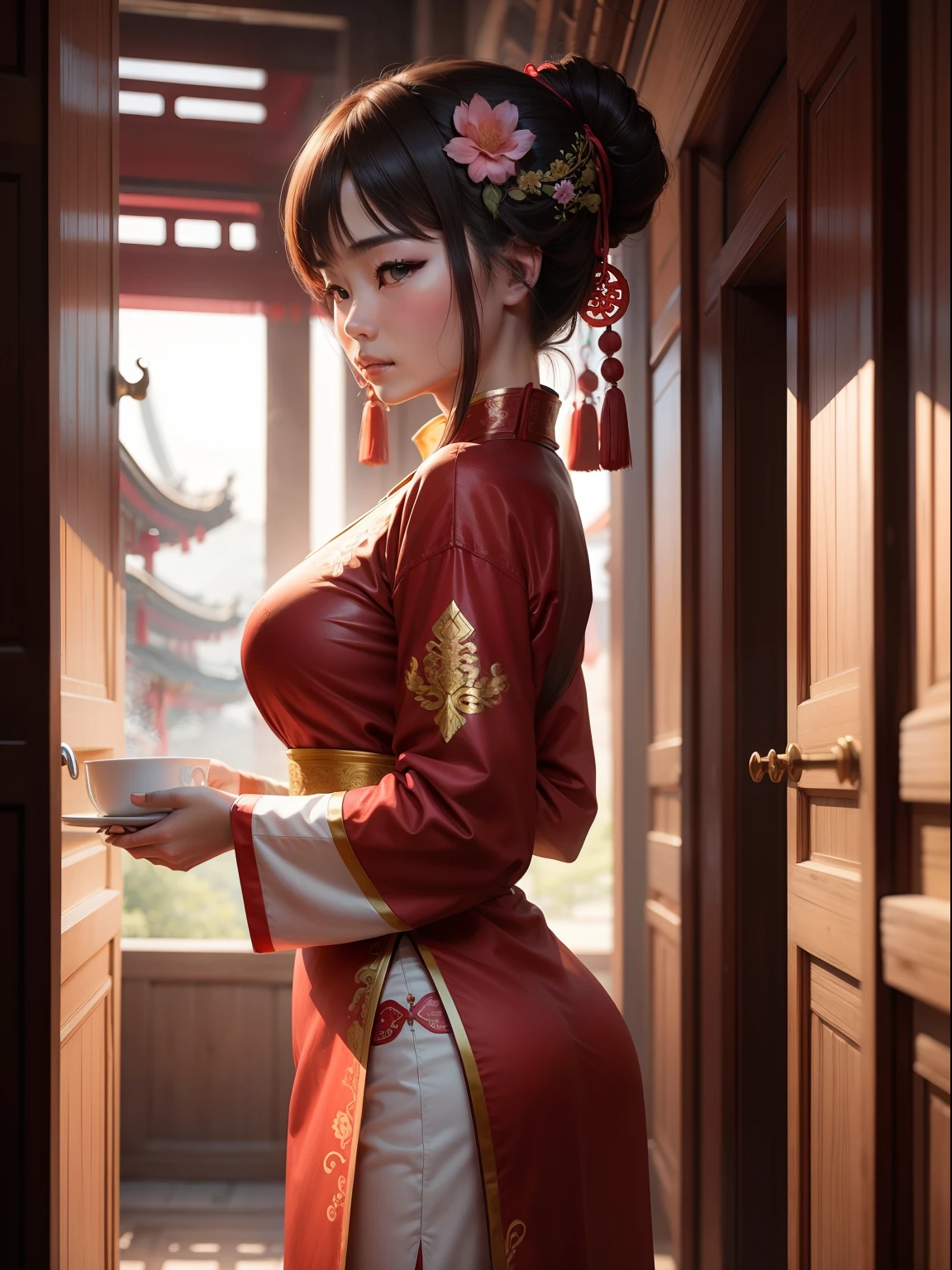 woman, China, ancient, traditional