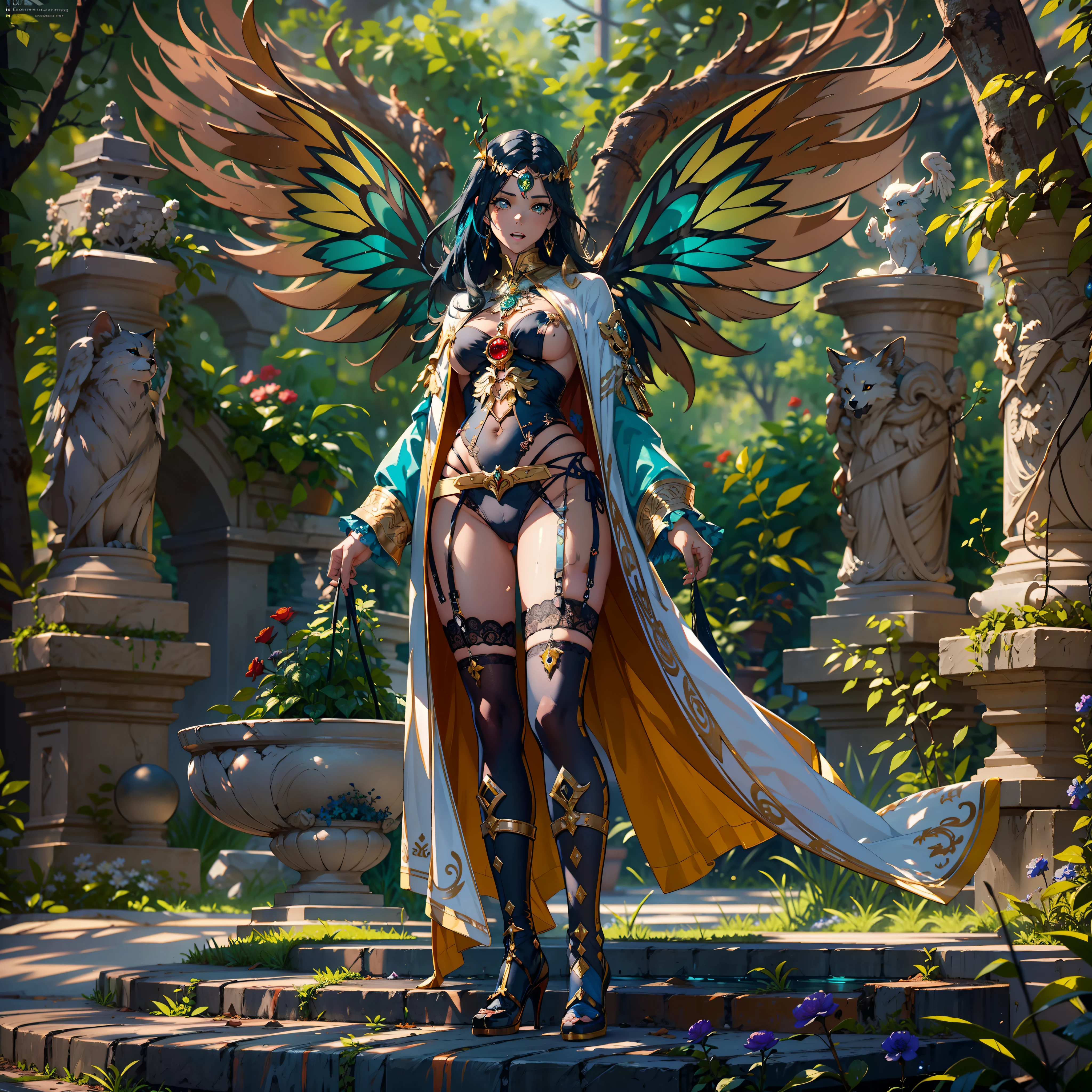 Masterpiece epic Sunlight luminescence volumetric lightning contrast global illumination saturate ultra_highres meticulously intricate analogique pro-photo-realistic ultra_high_quality ultra_high_detail optimal accurate cgi vfx sfx reflex 3dcg max color-coded extreme improved Octane_rendered UHD XT3 64K 32K 16K 8K DSLR HDR unrealengine5 romm rgb pbr 3dcg fxaa blu-ray fkaa txaa rtx ssao enhanced ultra_sharpness ecstatic graduate Will-o'-the-wisp pixie sprite iota garden conceptual angel female Jinx glamour walking Chevaleresque "Nicki Minaj" Cosplay aristocratic Goddess surmounted wings surrounded intertwined feather éblouissantes Valkyrie-wings symmetrical athletic Native tanmed skin gorgeous african dreads obvious agate perfect divine cheekbones effects reddened embarrassed lazuli beautiful Eyes Brown Pupils Black Iris Turquoise Sapphires Open Mouth Teeth Smiles tongue wet pilot Jacket Floating fringe Pearls Eccentric Cape Levitating Shoulders-Off chemise blanches dentelles clavicules papillotes reveal breasts falling sideboob felt satin orange corsait yellow spinel thick leather skirt soies assortie amples nombril revealing heart belt_chastity crux diamond cadena pubic scarlet pubis-hairy obvious indigo Size silver adorned padlock Gold thighs legs garters Gothic inox boots decorated onyx, Sun urban Outdoor Forest Beholder "medieval" outfits priestess ruby background equirectangular 360 mirror glass reflection monastery opal marble deep path ombre Sundrop lantern decorated dramatic mannequin armor chrome chain flat bands fathoms "Heavy Metal" richly lys rune rose ornate emerald plasma glyph Tourmaline wood leaf Earth engraving lava magic summon monster viceroy incandescent Crystalline invocation creature Queen Bee (EOS R6 135mm 1/1250s f/2.8 ISO400) bees conjuration monarch flowering butterfly dog howling floraison Shiba_Inu CGSCOSITY Hearth Ark Church "Ouroboros" Caduceus Hermes Cathedral chef-d' tatoo Bruce_Weber sex girl naked nsfw varied multi etc.