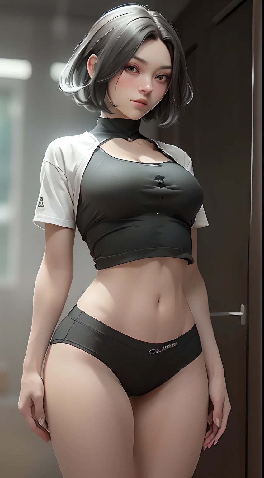 ((Melhor qualidade)), ((obra-prima)), (detalhado: 1.4), 3D, uma imagem de uma linda mulher, (( corpo de androide e rosto humano )) , HDR (High Dynamic Range),Ray Tracing,NVIDIA RTX,Super-Resolution,Unreal 5,Subsurface dispersão, Textura PBR, Post-processing, anisotropic filtering, Profundidade de campo, Maximum clarity and sharpness, Texturas multicamadas, Albedo e mapas especulares, surface shading, Accurate simulation of light-material interaction, perfectly proportions, Octane Render, Two-tone lighting,Abertura ampla,ISO baixo,White balance,thirds rule,8K RAW,
