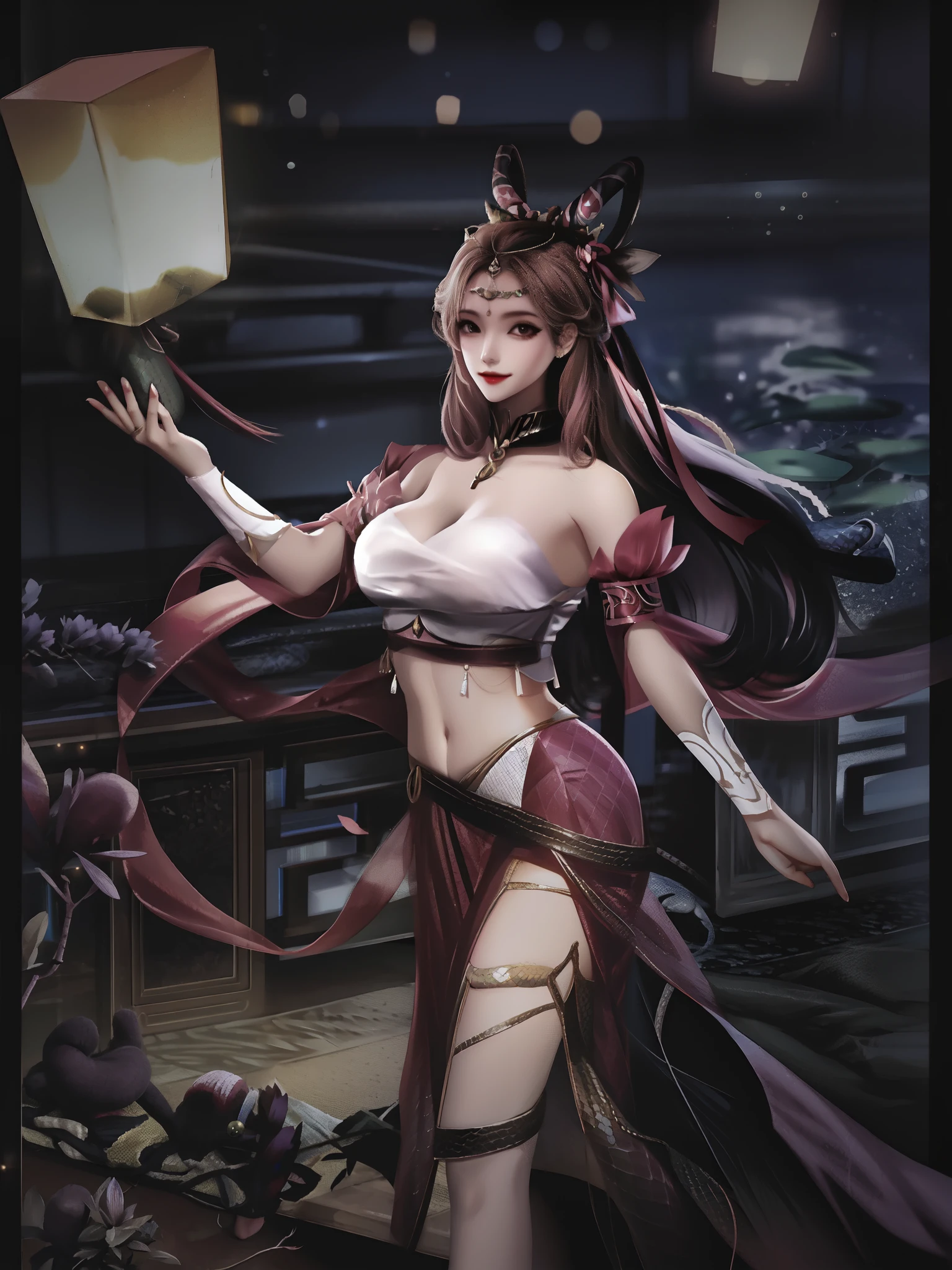 snake woman,The legs are snake tails
