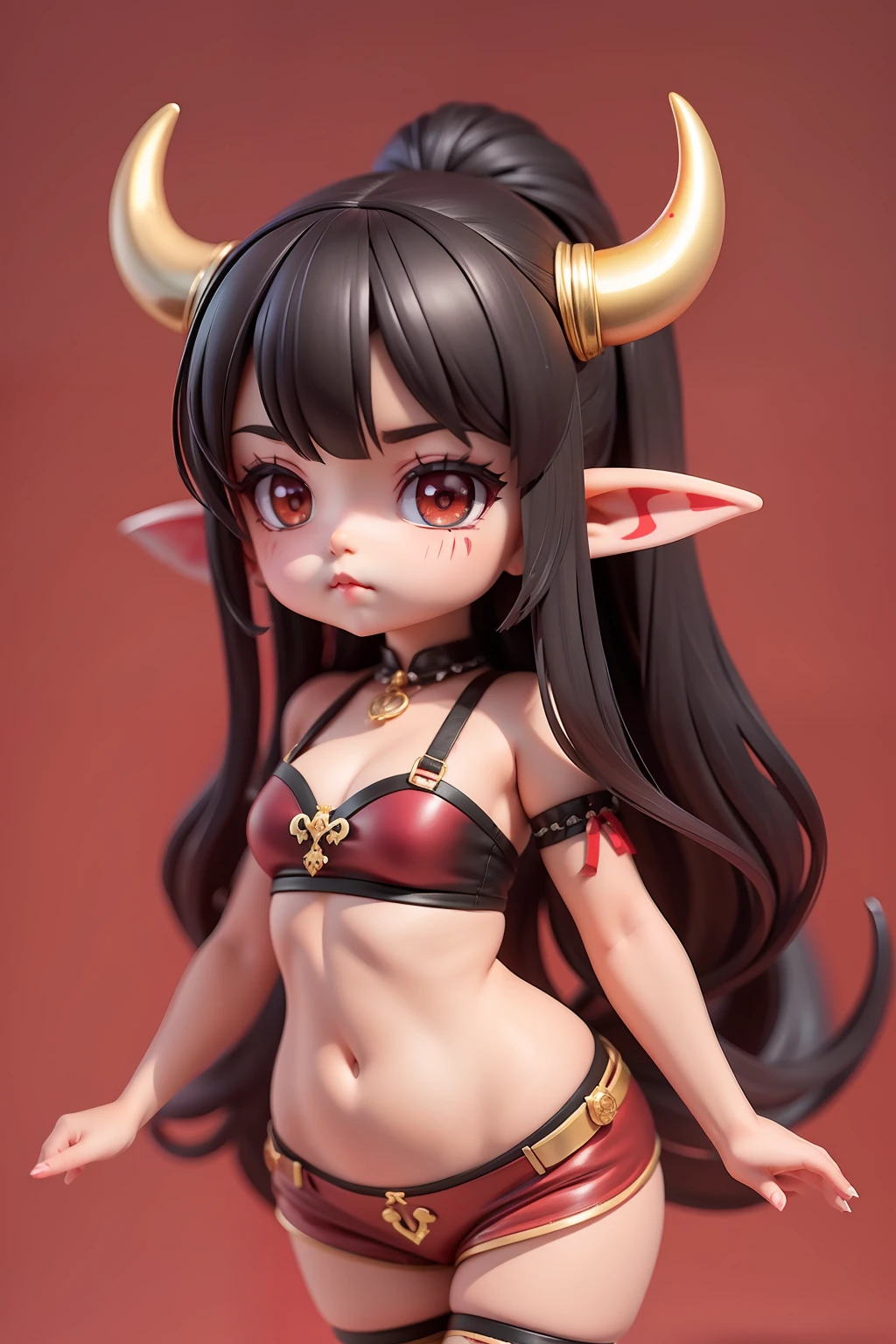 handpainted,largeeyes,big assa,Cute girl,devil horns,demon tail