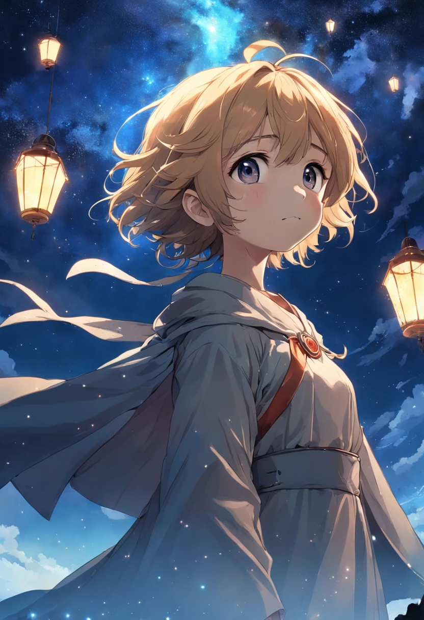 Em uma noite estrelada, where the sky was covered by a cloak of brilliance, conhecemos o pequeno Leo. Ele era um menino curioso, com olhos brilhantes e um sorriso cheio de entusiasmo. Toda noite, He looked out his bedroom window and dreamed of traveling into space.