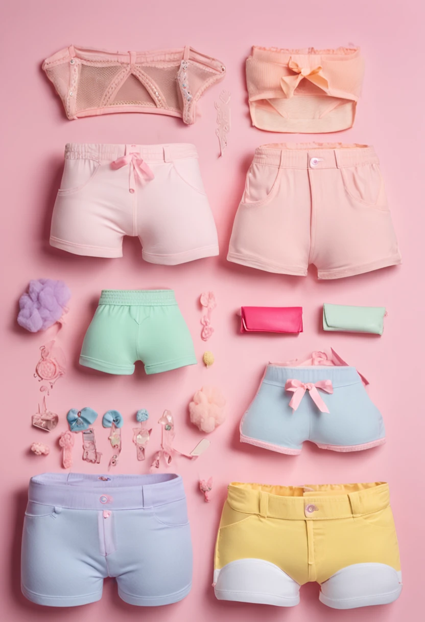 Three pairs of panties on the bed,One wallet and one wallet, Cute panties, Various colors, Pastel color, soft cute colors, blue underwear, 4 colors!!!, in pastel shades, Multiple colors, big breasts thin waist, light toned, pastel colored, 3 colors, Solid color, pastels, Panties, Very nice pastel colors, 4 colors, bright pastel color, Pants,The bottom gear is the same color