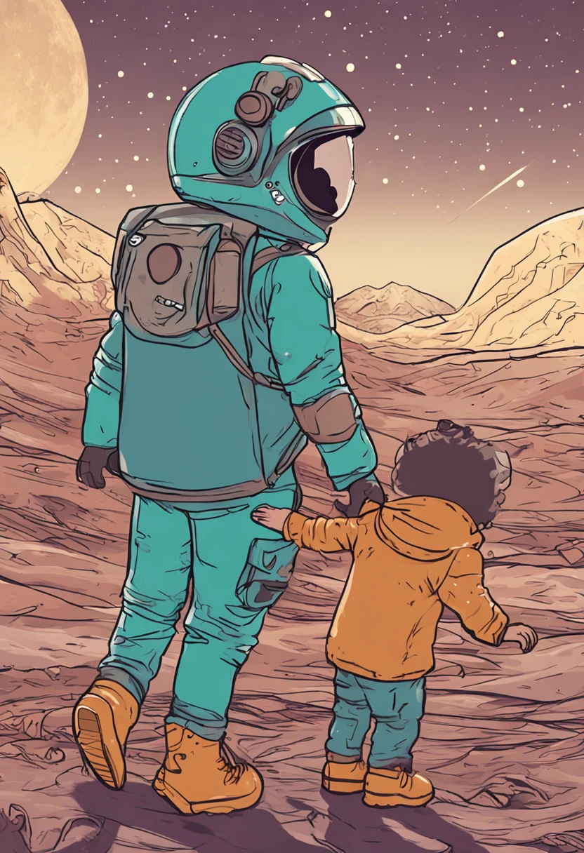 Em uma noite estrelada, where the sky was covered by a cloak of brilliance, conhecemos o pequeno Leo. Ele era um curioso, com olhos brilhantes e um sorriso cheio de entusiasmo. Toda noite, He looked out his bedroom window and dreamed of traveling into space. O Pequeno Astronauta, various poses and expressions, Children's book illustration style, simples, fofo, Cores, cabelos castanhos curtos, Cor lisa, camisa branca de manga curta, shorts jeans sem cinto, without a hat, sem livro, without glasses, sem mochila, 6 anos, fundo branco