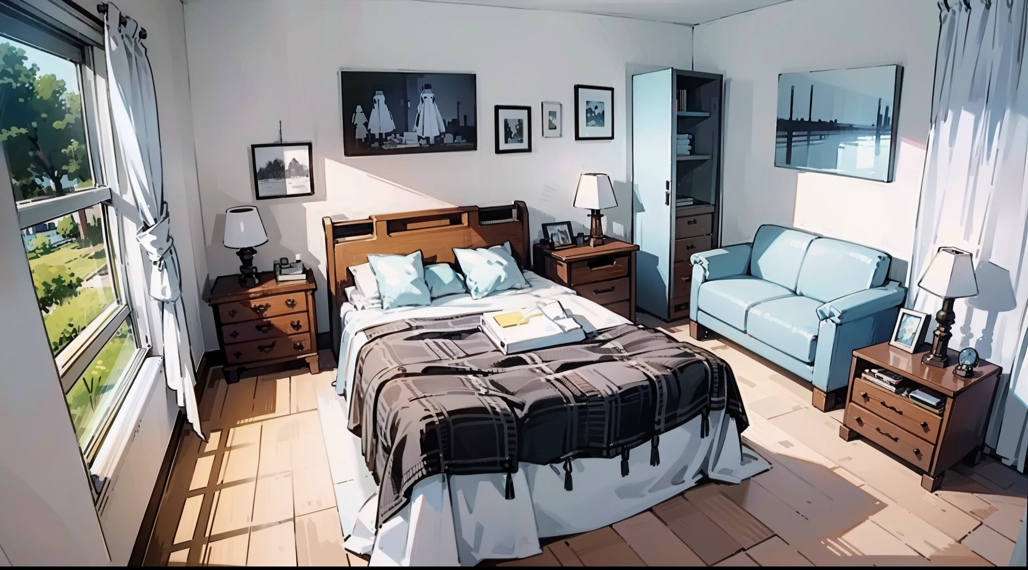No person,Clean interior,Modern woman's bedroom,white colors