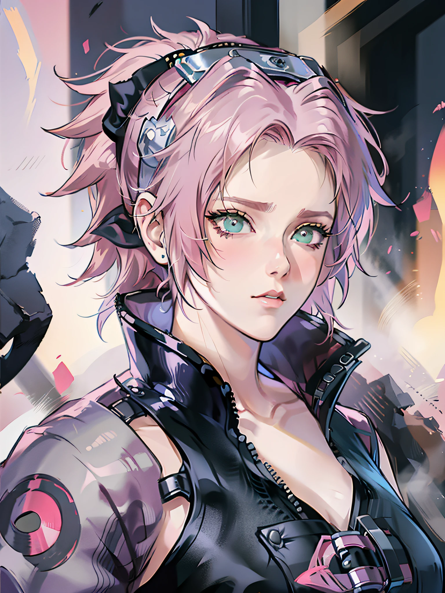，Kirschblütenwald, (Hohe Detailgenauigkeit:1 1), Raues Gesicht, natural skin, High quality, NSFW, Naruto Sakura，Ein rosahaariger，kurzes, detailliertes Haar，green eyes ,big naked boobs with pink nipples:1.2），（Schulterfreie Kleidung:1.5），Auslaufen aus der Schulter，（smil:1.2），Rot im Gesicht sein，（Spaltung:1.4），sexy Figur，Perfect body，gorgeous eyes, (detailliertes Gesicht und Augen), (Das Gesicht: 1 2), Noises,extra, Echtes Foto, ..................PSD, Lampenfilm-Fotografie, Scharfer Fokus, Kontrastreiche Beleuchtung, Empfindliche Haut, High Resolution 8K, Wahnsinnige Details, realistisch, Professionelles Fotoshooting, 8K UHD, Spiegelreflexkamera, Sanfte Beleuchtung, High quality, filmgrain, Fujifilm XT3，Zauberei，Partikel-FX,man sieht die nippel