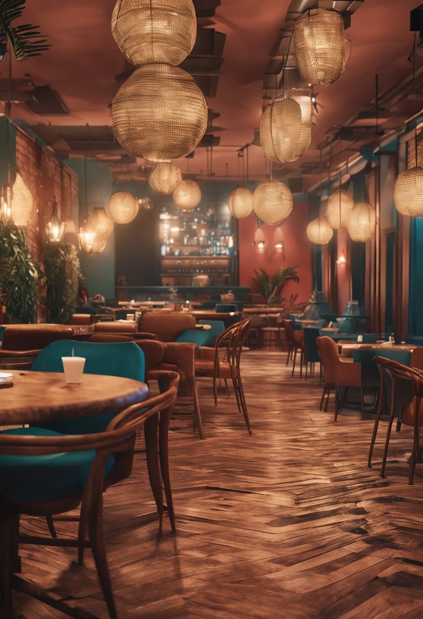 description: friends resolving disagreements by talking Features: two men a blond and a brunette Scenery: in a restaurant Action: expressing your opinions in a frank and respectful dialogue Quality: Foto ultra realista, qualidade 8k, fullhd