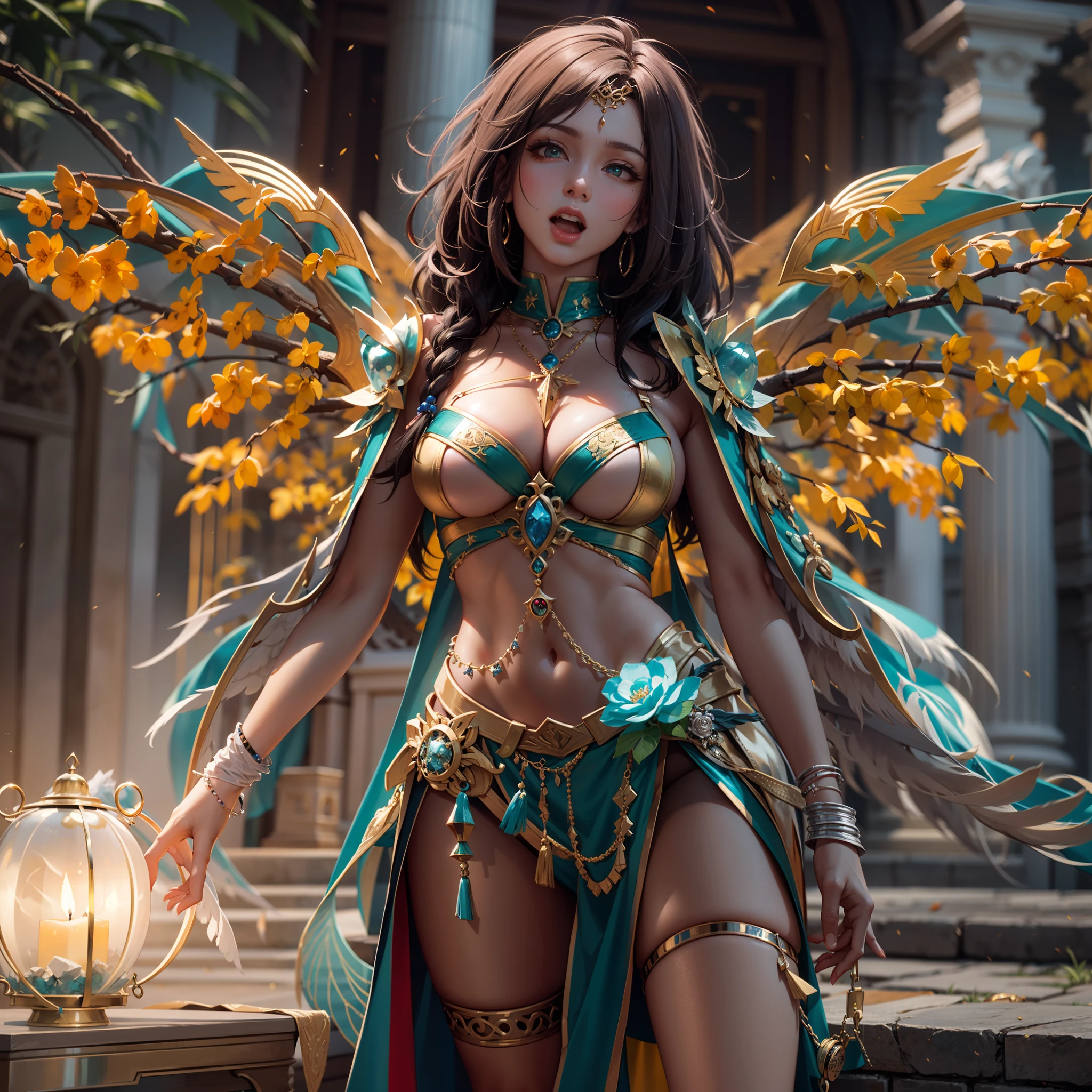Masterpiece epic Sunlight luminescence volumetric lightning contrast global illumination saturate ultra:2 highres meticulously intricate analogique pro-photo-realistic ultra high_quality ultra high_detail optimal accurate cgi vfx sfx reflex 3dcg max color-coded extreme improved Octane_rendered UHD XT3 64K 32K 16K 8K DSLR HDR unrealengine5 romm rgb pbr 3dcg fxaa blu-ray fkaa txaa rtx ssao enhanced ultra_sharpness ecstatic graduate Will-o'-the-wisp pixie sprite iota garden conceptual angel female Jinx glamour walking Chevaleresque "Nicki Minaj" Cosplay aristocratic Goddess surmounted wings surrounded intertwined feather éblouissantes Valkyrie-wings symmetrical athletic Native tanmed skin african hairstyle dreads obvious agate perfect divine cheekbones effects reddened embarrassed lazuli beautiful Eyes Brown Pupils Black Iris Turquoise Sapphires Open Mouth Teeth Smiles tongue wet pilot Jacket Floating fringe Pearls Eccentric Cape Levitating Shoulders-Off chemise blanches dentelles clavicules papillotes reveal breasts falling sideboob felt satin orange corsait yellow spinels thick leather skirt soies assortie amples nombril revealing heart belt_chastity crux diamond cadena pubic scarlet pubis-hairy obvious indigo Size silver adorned padlock Gold thighs legs garters Gothic inox boots decorated onyx, Sun urban Outdoor Forest Beholder "medieval" outfits priestess ruby background equirectangular 360 monastery opal marble deep path ombre Sundrop lantern decorated dramatic mannequin armor chrome chain flat bands fathoms "Heavy Metal" richly lys rune rose ornate emerald plasma glyph Tourmaline wood Earth engraving lava magic summon monster viceroy incandescent Crystalline invocation creature Queen Bee (EOS R6 135mm 1/1250s f/2.8 ISO400) bees conjuration monarch flowering butterfly dog howling floraison Shiba_Inu CGSCOSITY Hearth Ark Church "Ouroboros" Caduceus Hermes mythology Cathedral chef-d' tatoo Bruce_Weber sex girl naked nsfw varied multi etc.