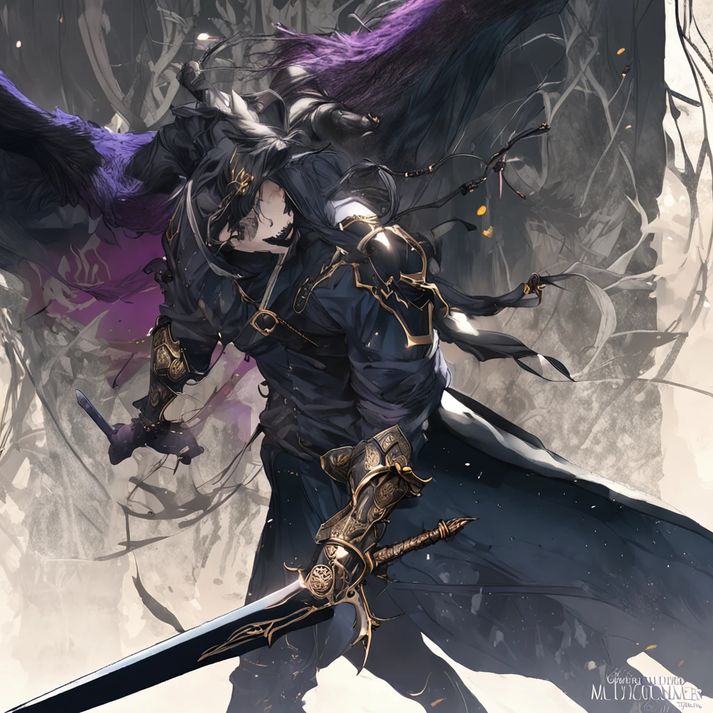 Best quality, Masterpiece, 超高分辨率, (photograph realistic:1.4), surrealism, Dream-like,fusionart, Shadowdancer, shadow magic, darkness control, stealth, shadowstep, umbral spells, hidden blade,