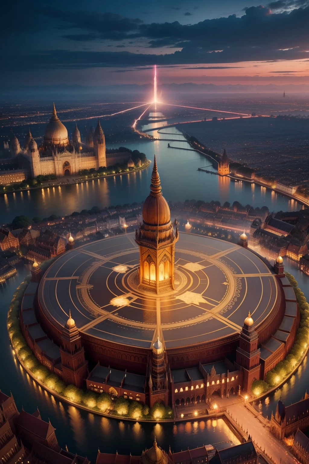 Hindu city of lords magical