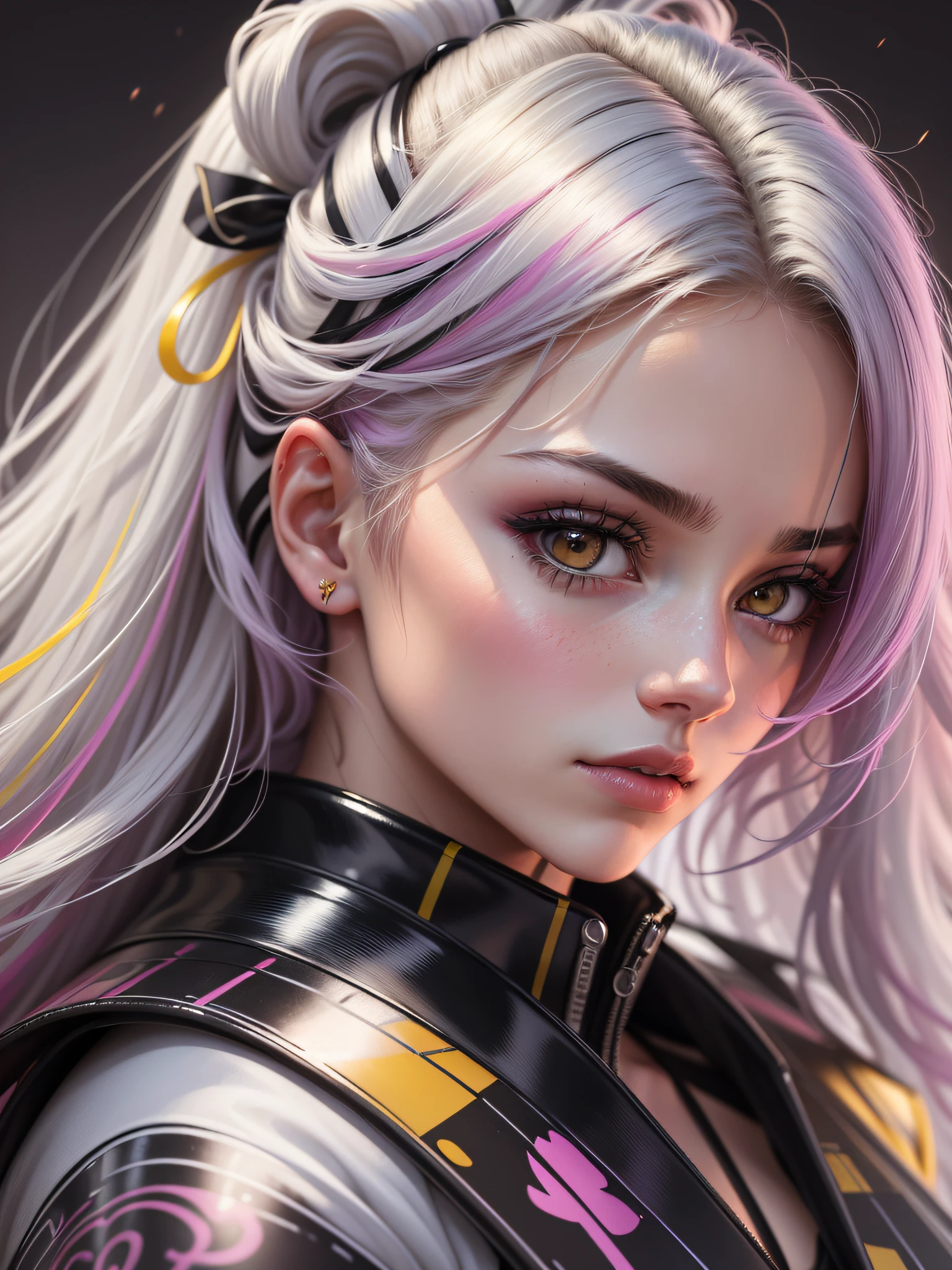 Ino yamanaka, linda e alta super realista e bem detalhado, olhos perfeitos, vestido roxo escuro, (master part, best quality, 1girl, sozinho, detalhes intrincados, ultra hiper realista, anime naruto