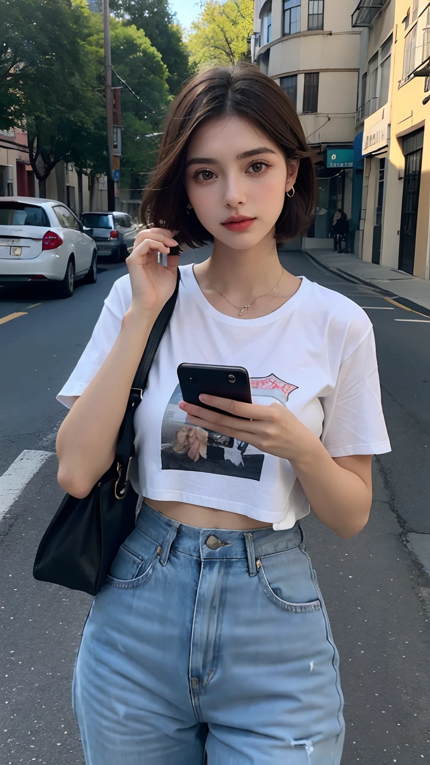 8k,((highest quality)),Very detailed,((masterpiece)),Realistic, masterpiece, highest quality, (Reality: 1.4), オリジナルphotograph, 35mm lens, Aperture f1.4, Movie Posters, Light and shadow,((Big Tits 1.1)),girl,Real Skin, (Skin Details: 1.3),Corrects your fingers into a beautiful shape,Two beautiful arms,Real fingers with attention to detail,High quality skin,photograph,short hair,((Shopping mall)),Eating soft serve ice cream,Age 25,((Big, wide eyes)),Voluptuous body,((Full Body Shot:1.3)),Ultra-high resolution,((Realistic: 1.4)), RAWphotograph,Beautiful colors,Backlight,Bright lighting,(Bright smile:1.5),One Woman,((T-Shirts)),skirt,snap shot,Portrait,
