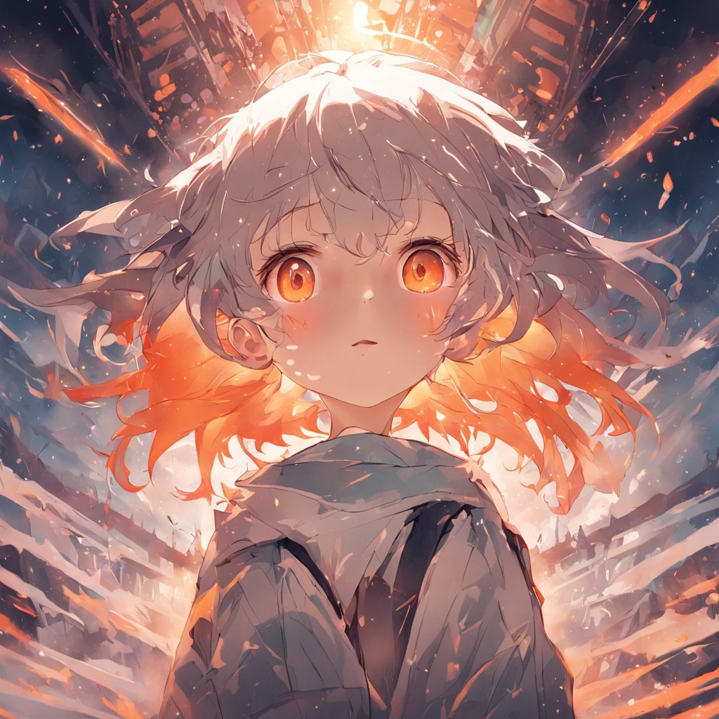 IP image design，Lovely bus image，Gentle, steady and mature，White-orange color scheme, big head, big eyes，The expression is resolute, gentle, caring, and the graphics are as simple as possible