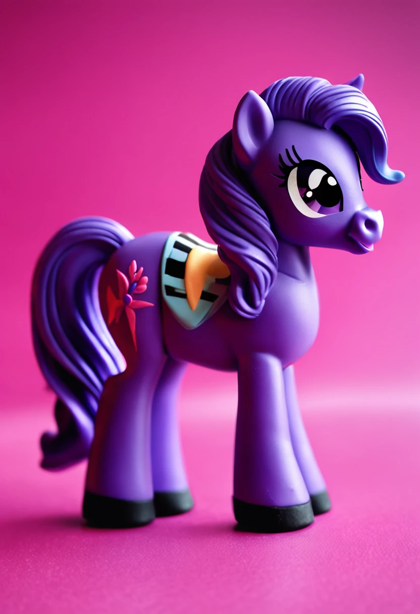 Purple pony,There are black and white stripes on the front and tail, Twilight Sparkle, toy photo, fully flexib, mlp, My Little Pony, Little to assign my foal, cute toy, with no face, Cool twilight, taken with canon 8 0 d, taken with sony alpha 9, very very low quality picture, vinyl toy figurine, happy meal toy