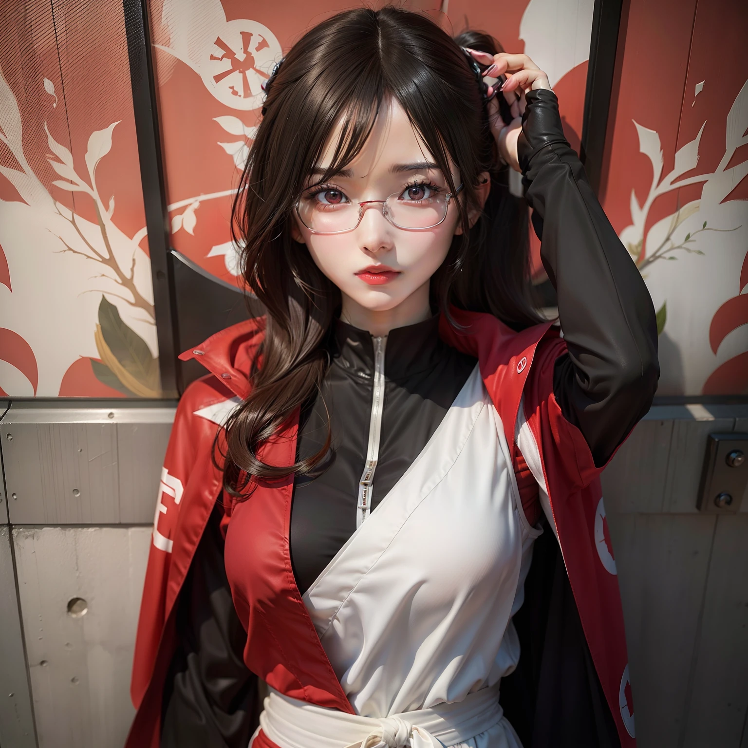 Sarada uchiha, 1girl, realistic, super detail, ultra detail, sexy body