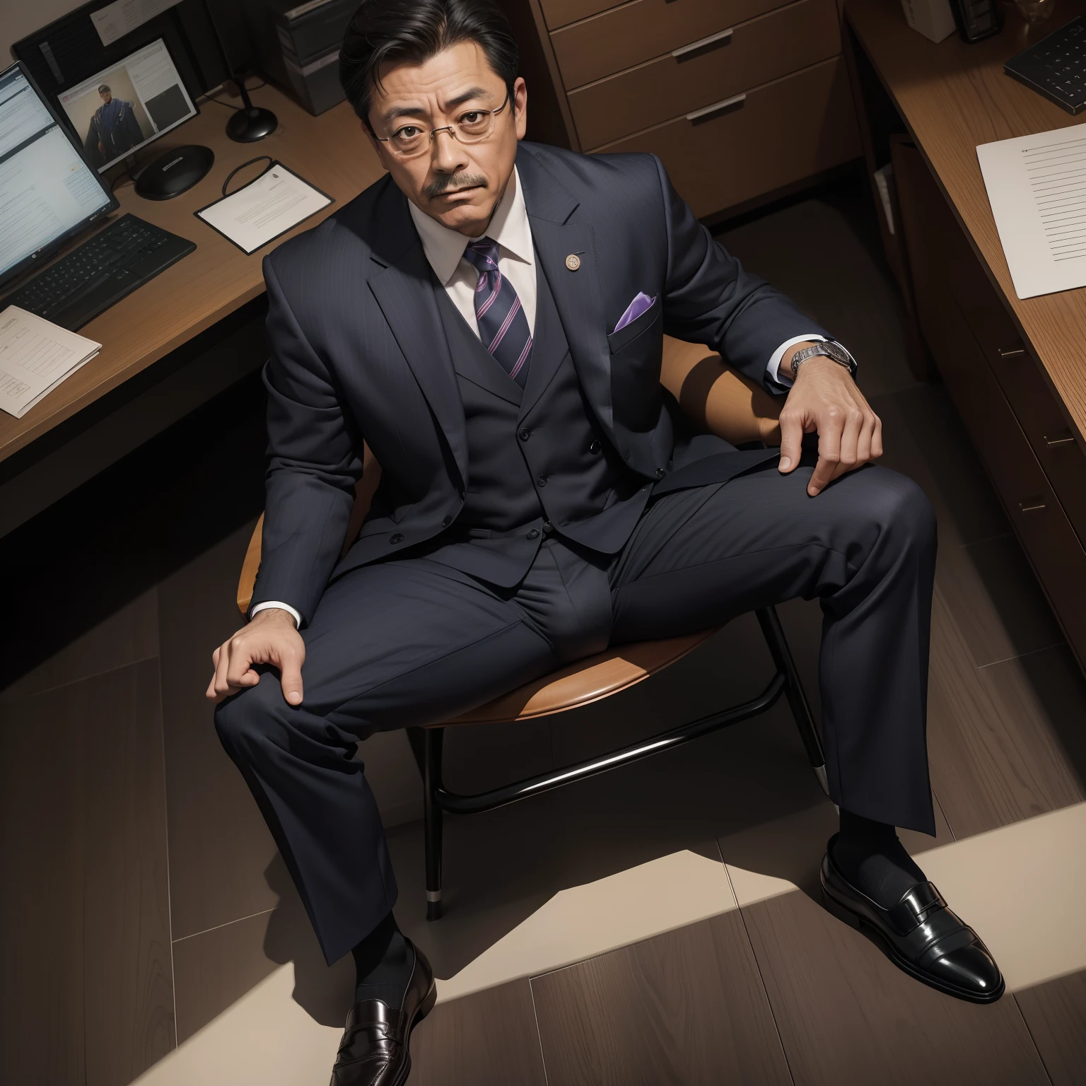 age 55，Kogoro Mouri，uncles，Gay，Tong，Bulge，fortitude，Sitting in the office，Black short stockings，Slip shoes，lbeard，fortitude，Bukkake，k hd，artwork of a，The crotch has columnar protrusions，Top view ，Sex toys，Business suit，There is  on the suit