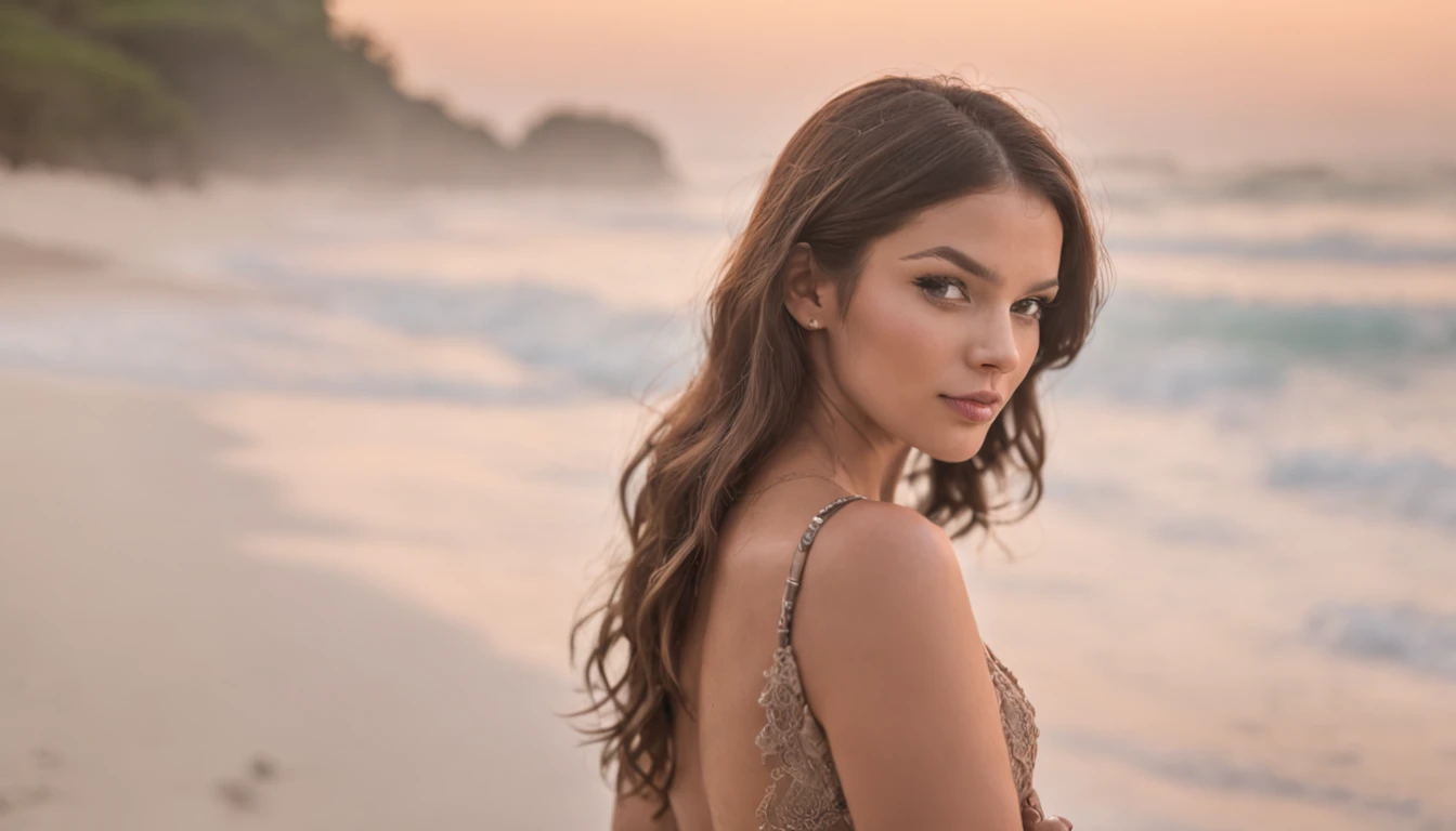 ETHEREAL DRAMSCAPES OF A TULUM BEACHM WALLPAPER, AFTERNON DJ PARTY AND ALL DANCING WITH THE MUSIC, 2 BEATIFUL MODEL GIRLS VAPIN A DISPONSIBLE AND DANCING, SMOKE, CINEMATIC COLOR GRADING, ART WORK INSPIRED BY Albert Bierstadt