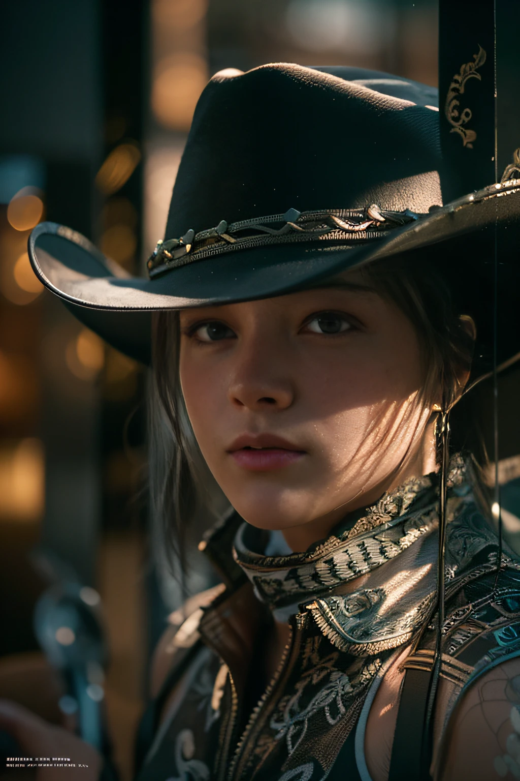 cinematic photo official art,unity 8k wallpaper,ultra detailed,aesthetic,best quality,photorealistic,entangle,
cowboy shot,dynamic angle,elegant,vivid colours,romanticism,atmospheric . 35mm photograph, film, bokeh,  highly detailed, skin detail realistic, ultra realistic
black beauty