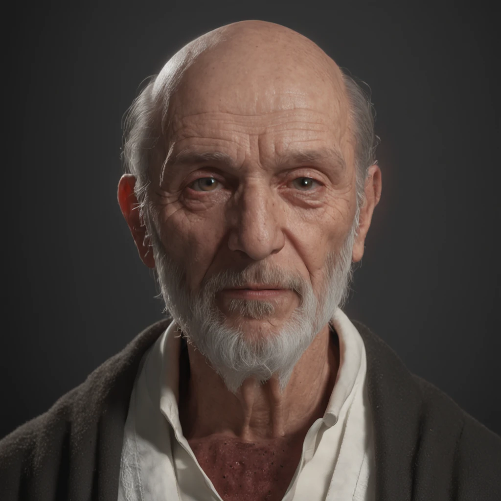 (Professional 3D rendering:1.3) de (Realistic:1.3) Foto de arte mais bonita do mundo,Presents Hippocrates, o pai da medicina, looking straight into the camera, corpo inteiro 8k unidade render, poros da pele, very dark lighting, sombreamento pesado, circunstanciado, Rosto detalhado, (vibrante, fotogrdeia realista, Realistic, Dramatic, Escuro, foco nítido, 8k), (altamente detalhado:1.4), pintura digital, rendering by octane, art stations, Conceito-Arte, liso, foco nítido, illustration, germe da arte, (Loish:0.23), Wlop Ilya Kuvshinov, e Greg Rutkowski e Alphonse Mucha Gracias, (global ilumination, studiolight, Light Volumetric), fundo verde ::n_ cropped head, fora de cena.