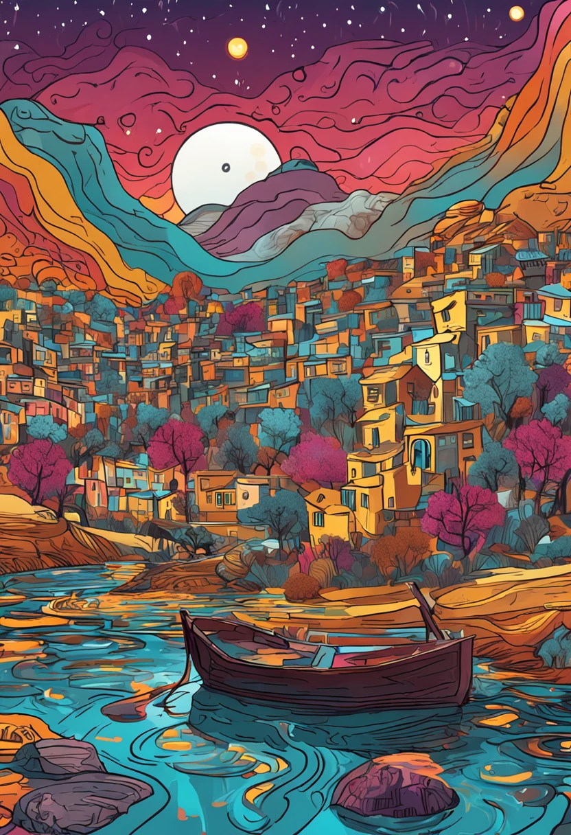 otimo, Now change the dash to Van Gogh's starry night style