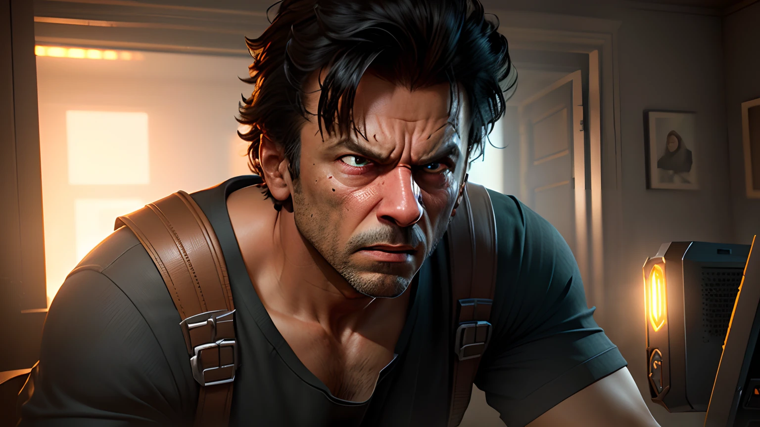Imrankhan young realistic angry into jail 3D Game Cinematic Feel, Epic 3D Videogame Graphics, Intricately Detailed, 8K Resolution, Dynamic Lighting, Unreal Engine 5, CryEngine, Trending on ArtStation, HDR, 3D Masterpiece, Unity Render, Perfect Composition