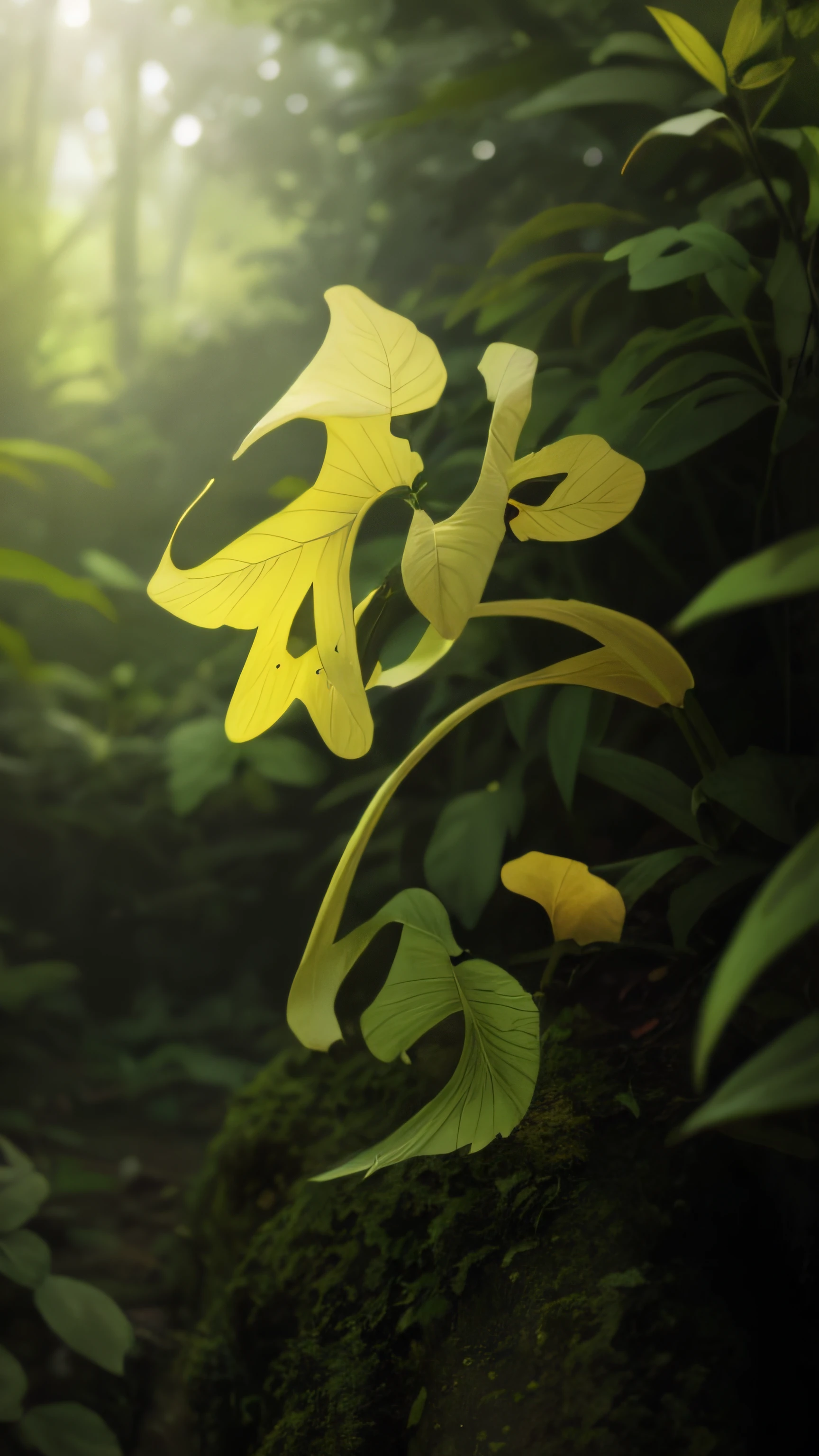 Semi-green, Semi-yellow natural landscape, In the jungle, Yellow leaves, Green leaves, River, green trees, Bright picture, woods, Clouds, (intricately details), hdr, (intricately details, Super detail: 1.2), Cinematography, Light, Shadows, Texture, centering, Masterpiece, Best quality, 8K, insanely details, intricately details, Super detail, Super quality, High detail, Super detail,