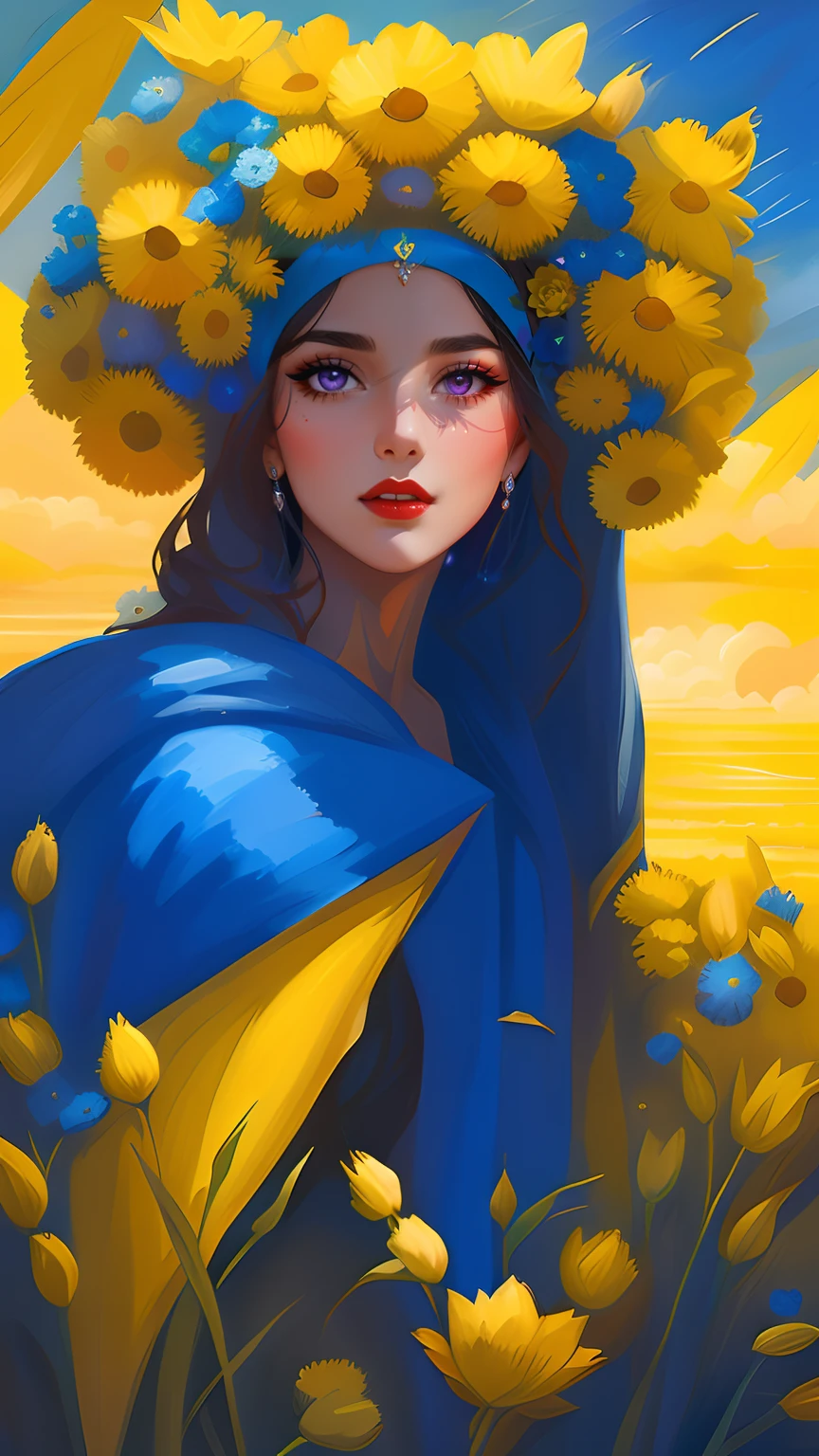 Model:a goddess, Brave, volitional, white black wings, feathers,rose hair, long wavy hair, full dark red lips, Smoky coveted eyes, pretty, impassioned, Gentle. Desirable eyes, suntan, Chocolate body,  mother-of-pearl body, tanned skin of the body, pretty, impassioned, Gentle, Languid look, sexy body,  BREAK, the night, luna,lilac, azur, Pink Crystals, rot, blau, violet, neon lighting, BREAK, bodypaint: Polychromatic geometric patterns,Heart, Arms and legs, BREAK, Accessories: Chrome-plated chains with torn body, Silver Choker, black feathered white black wings,