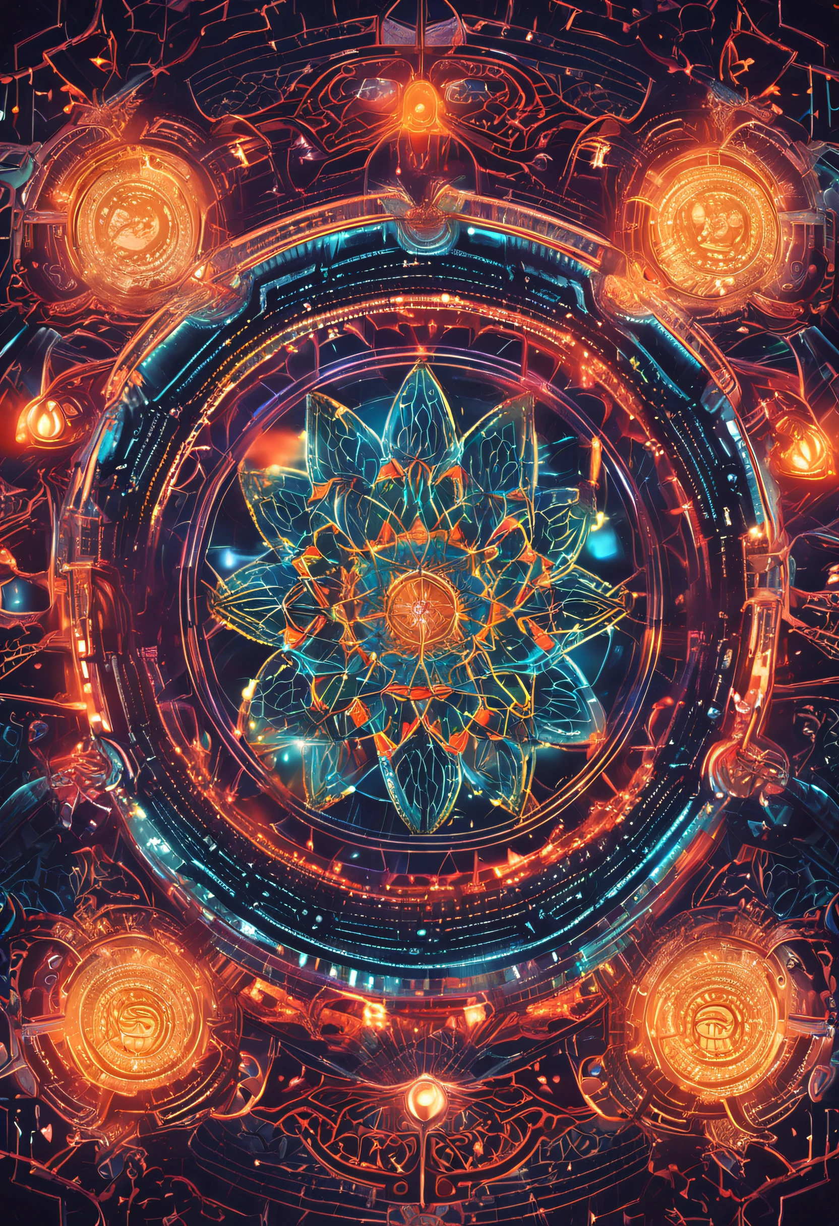 comunidade, force of the universe that unites, mandala de luzes, Energy representation of union